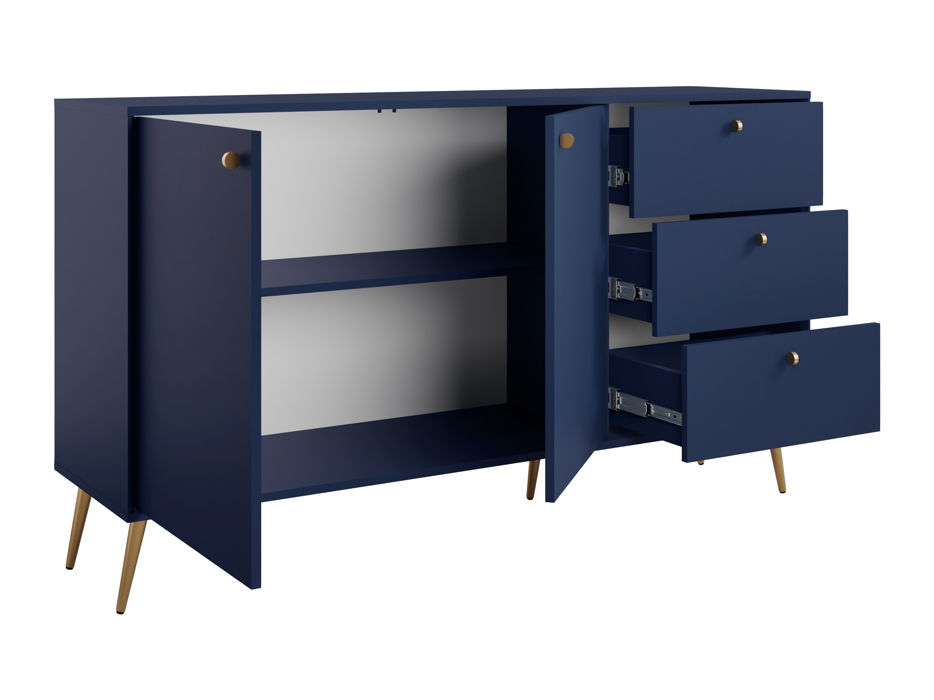 Komoda Corcamo 100 (Temno modra)