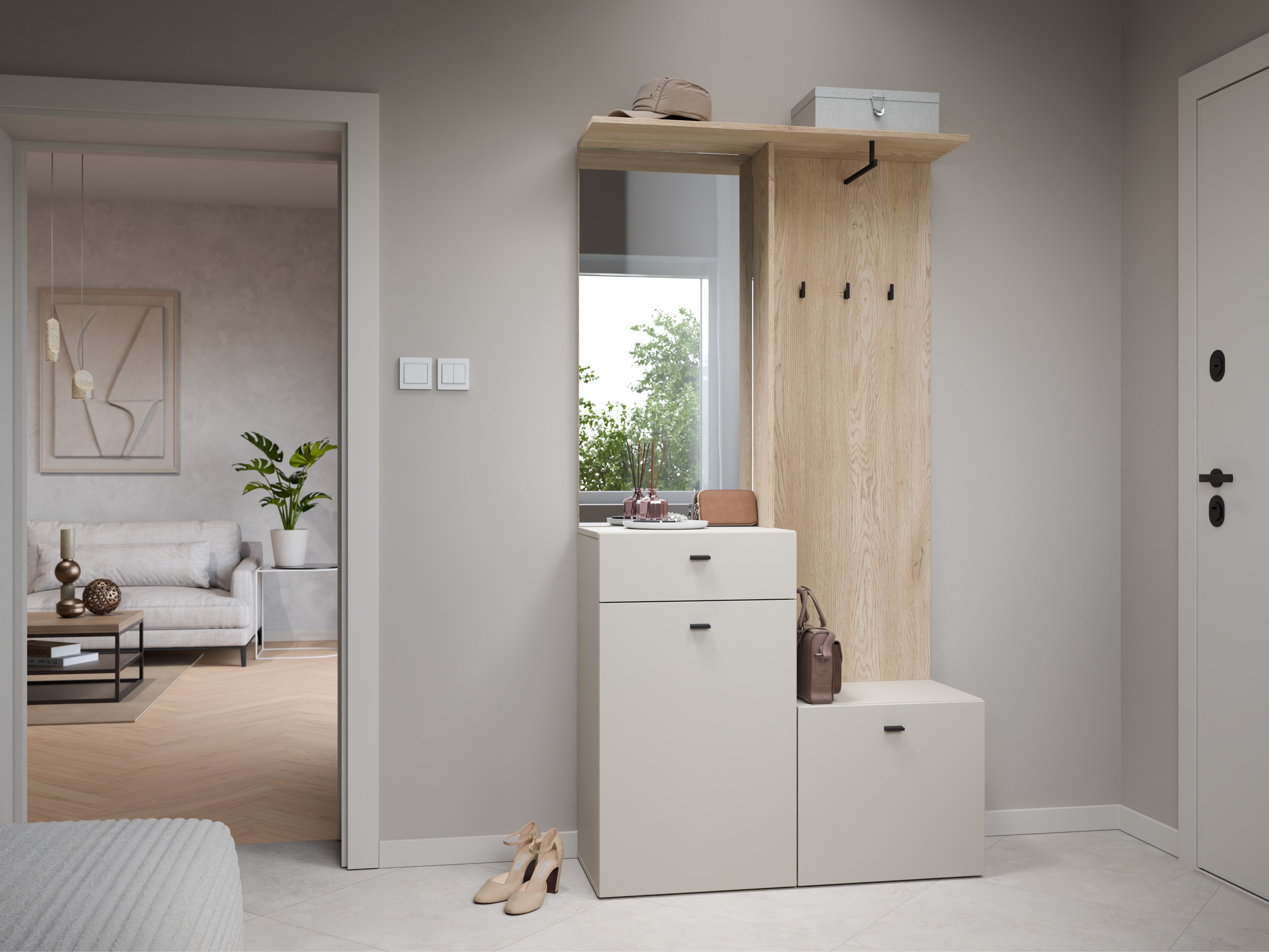 Komplet za predsobo Ontario 165