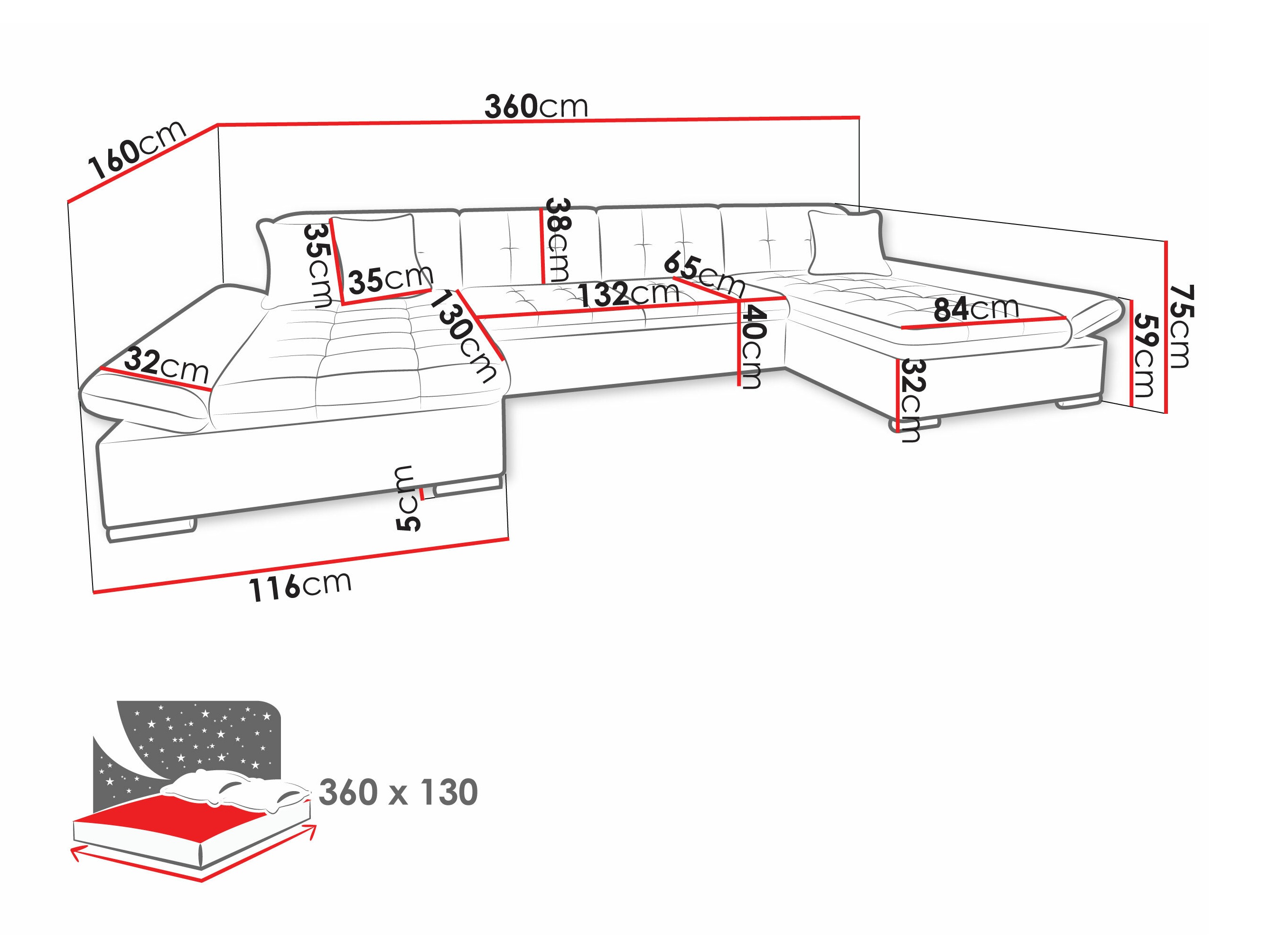 Kotna garnitura Comfivo Ficus I (Lux 05 + Lux 06)