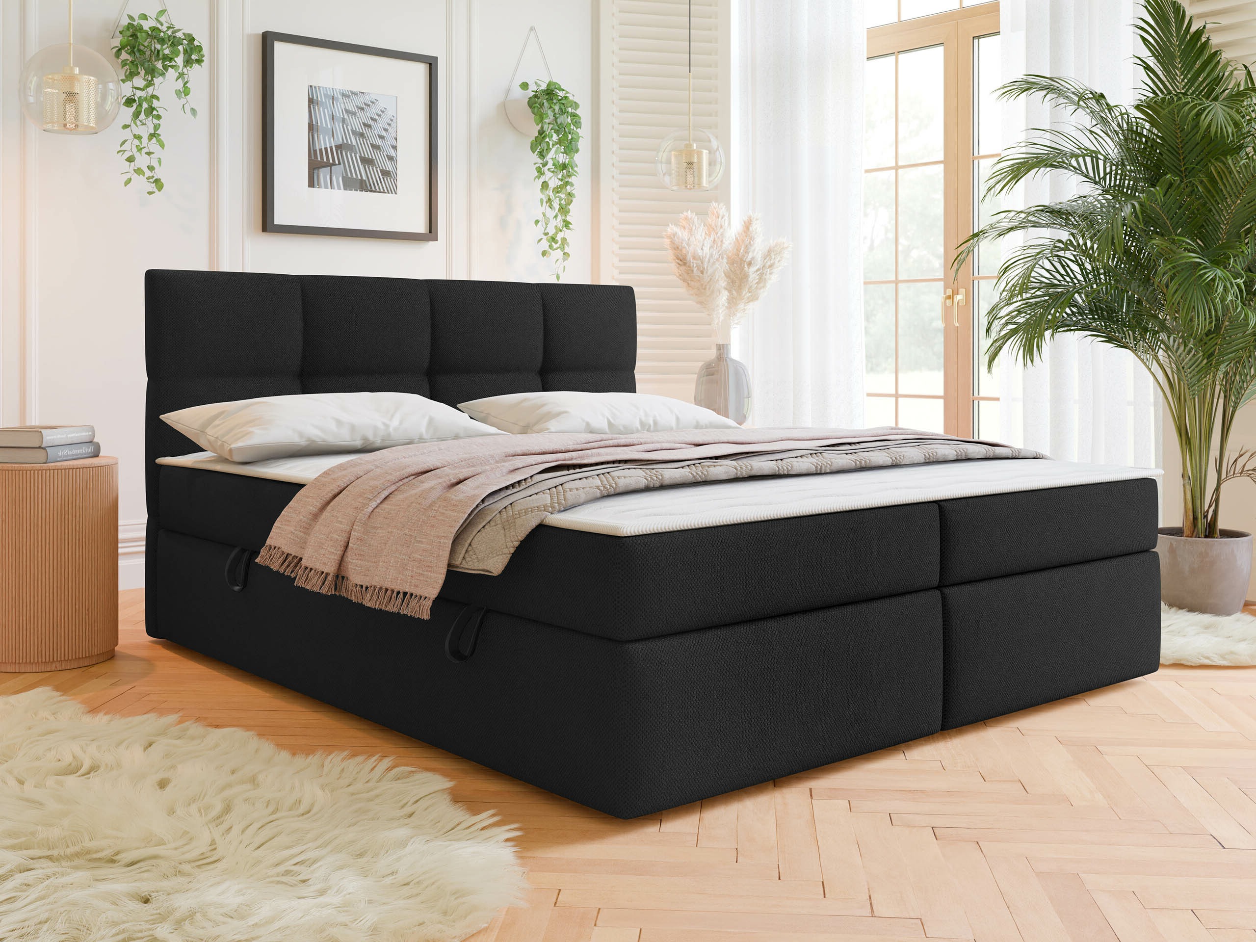 Boxspring postelja ComfiDream Nivina (Curio 99)
