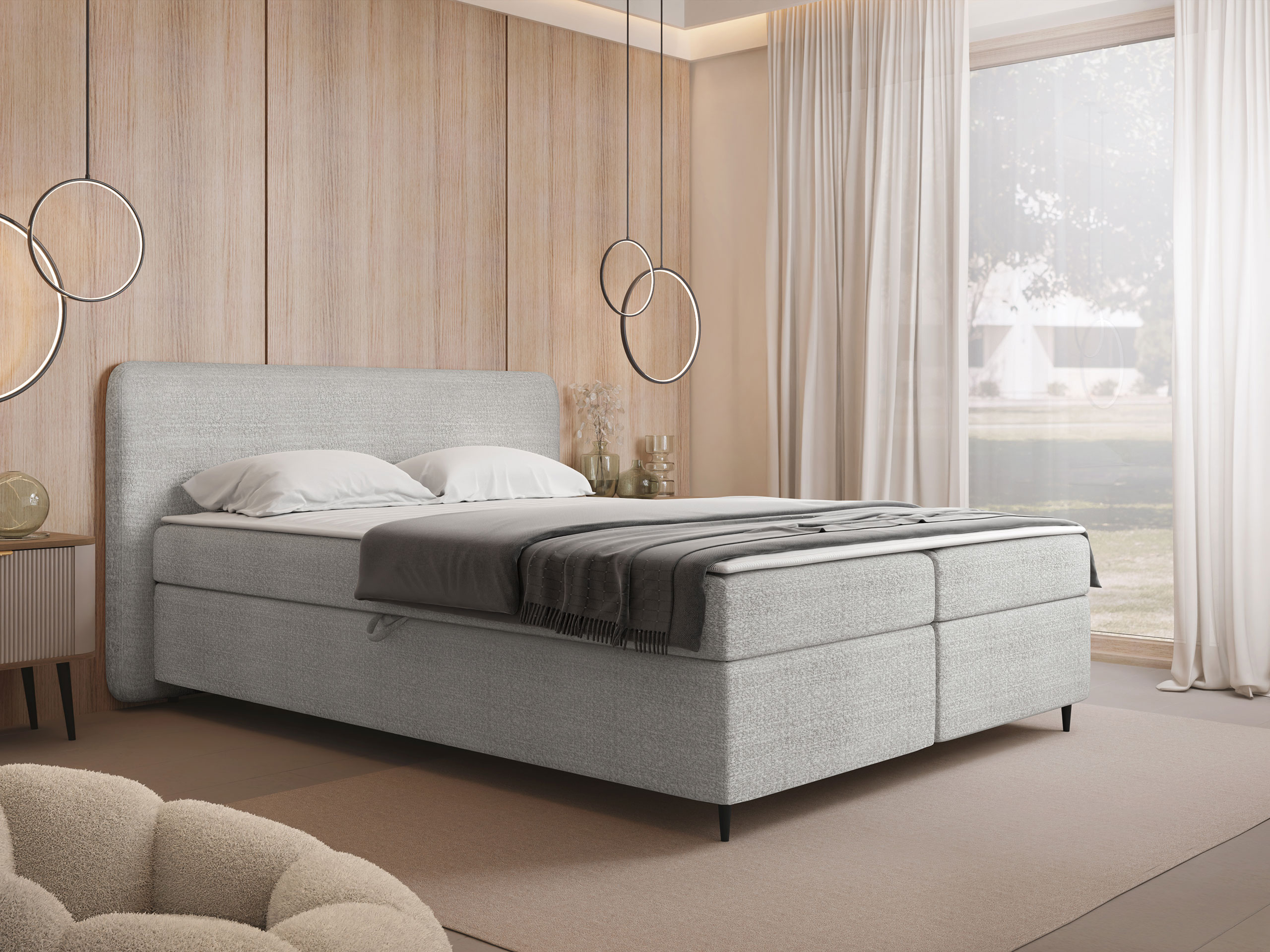 Boxspring postelja Stonecrest 108 (Taro 11)