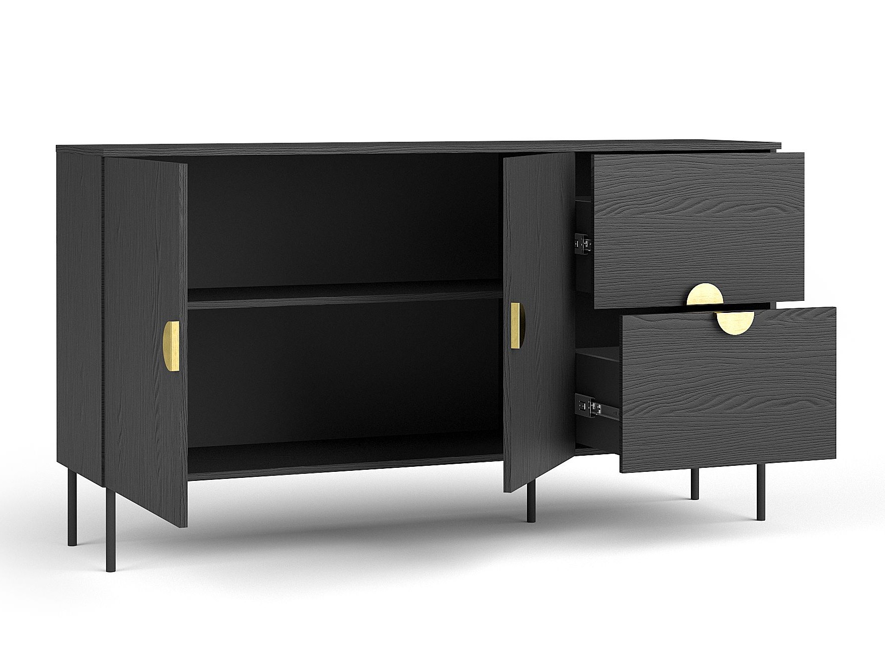 Komoda Morsono 100 (Črna)