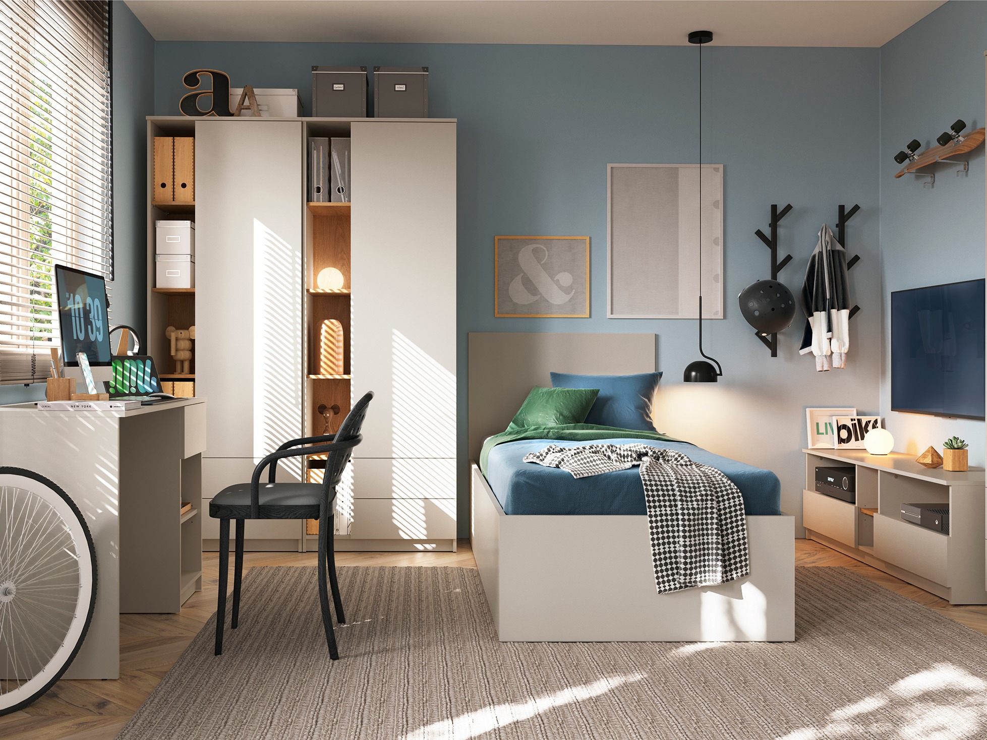 Postelja Ferferu 100