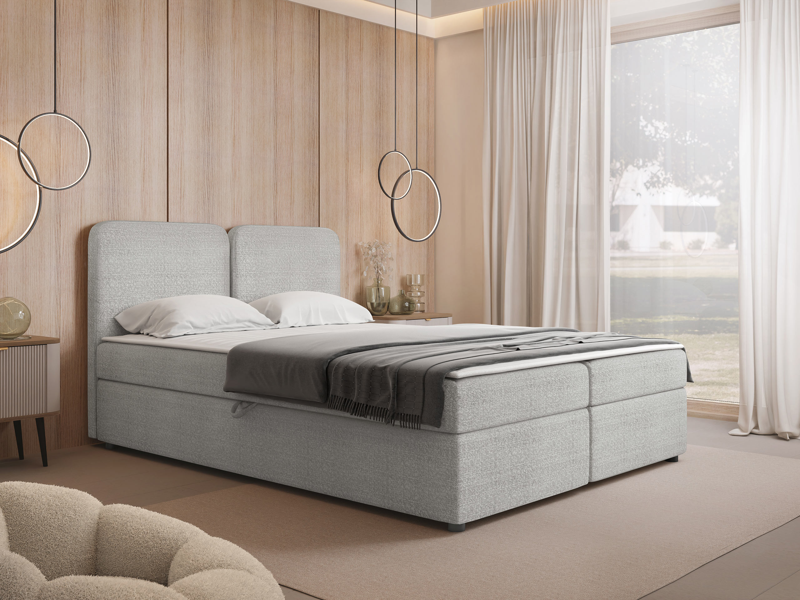 Boxspring postelja Stonecrest 109 (Taro 11)