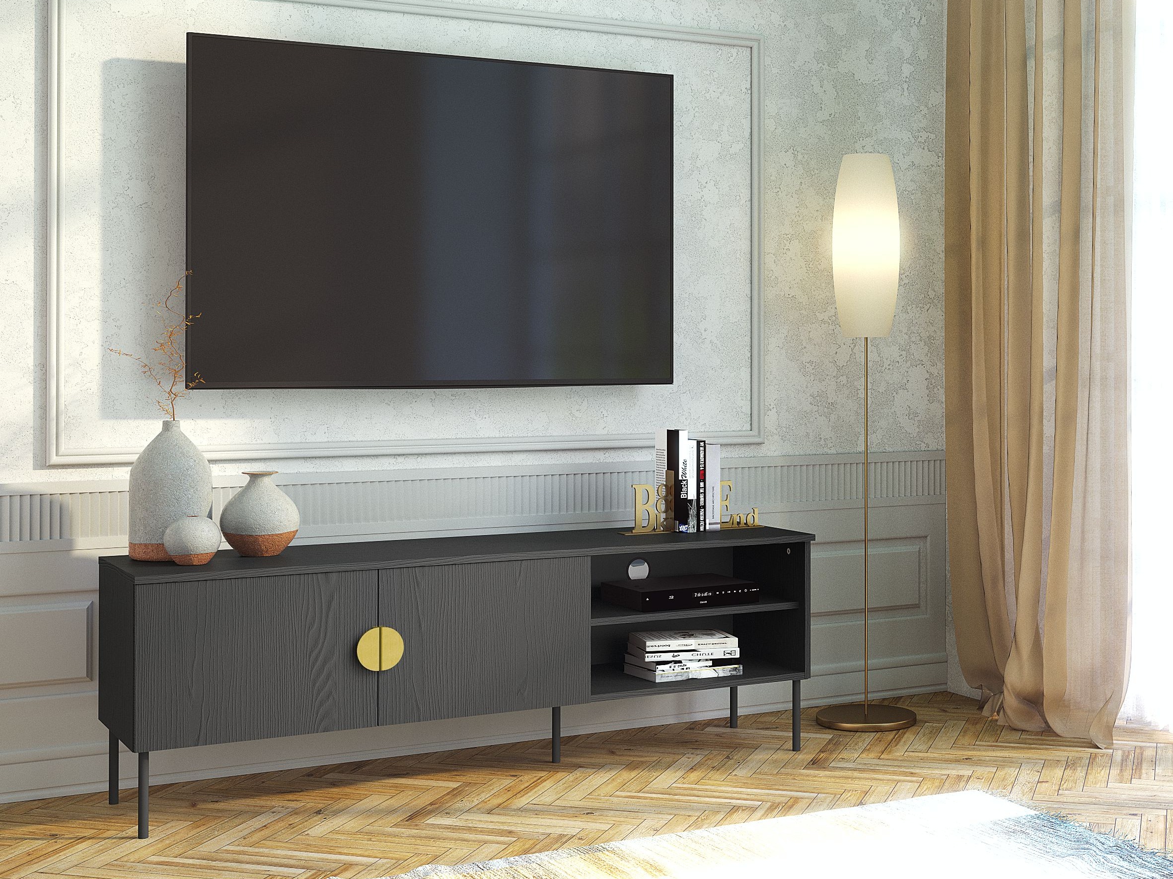 TV-omarica Morsono 102 (Črna)