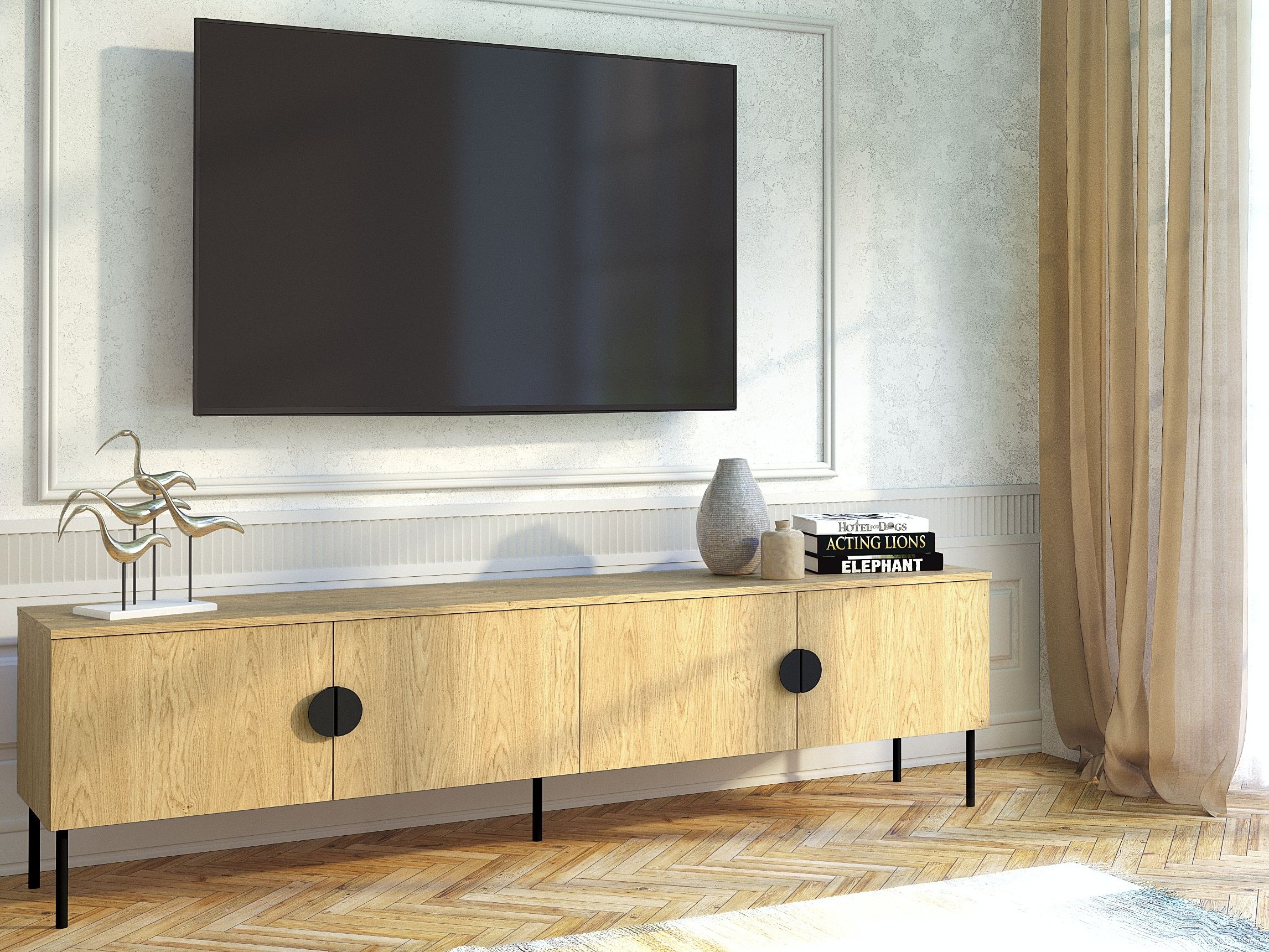 TV-omarica Morsono 103 (Hrast)