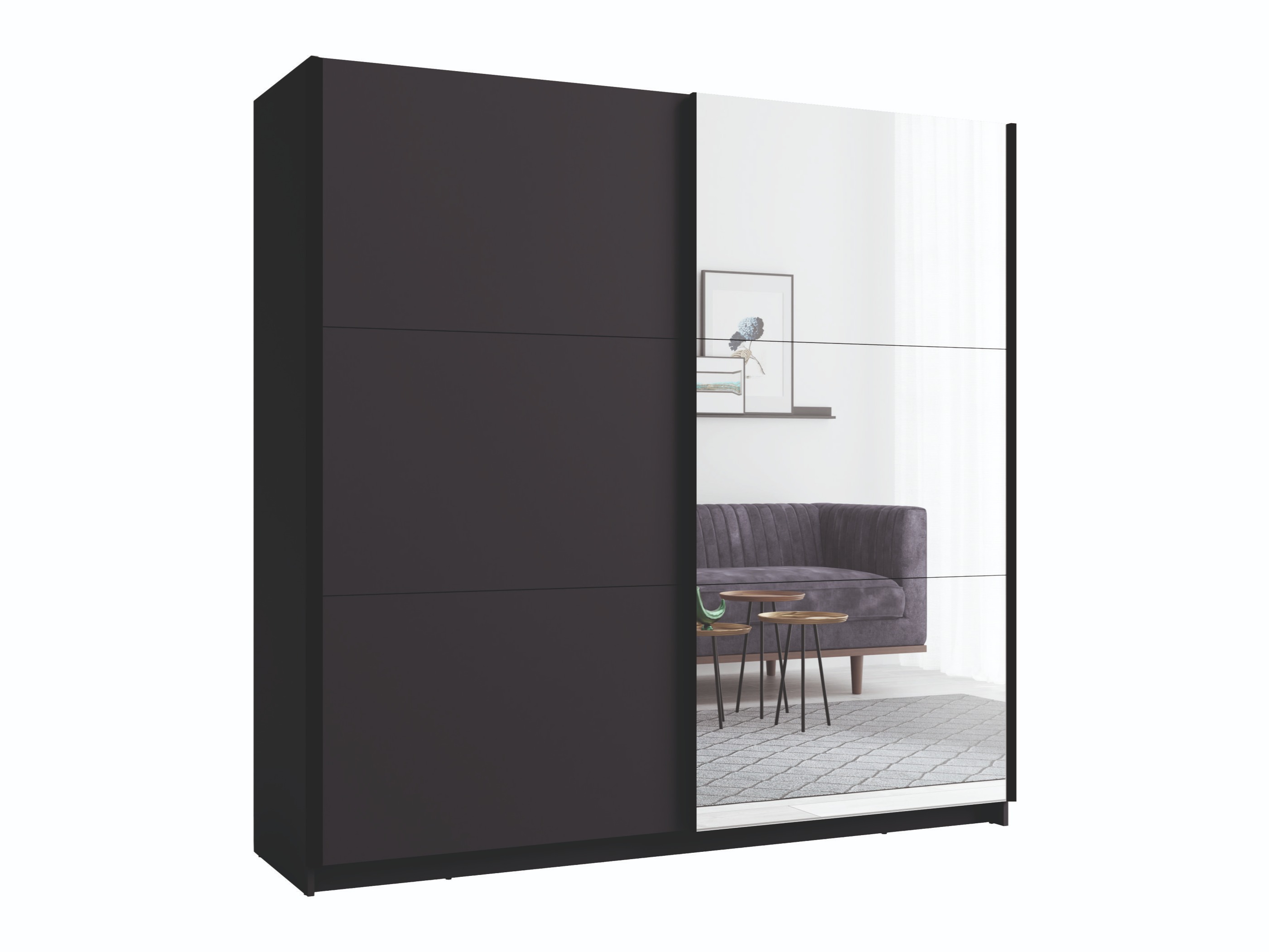 Garderobna omara Baytown 101 (Grafit)