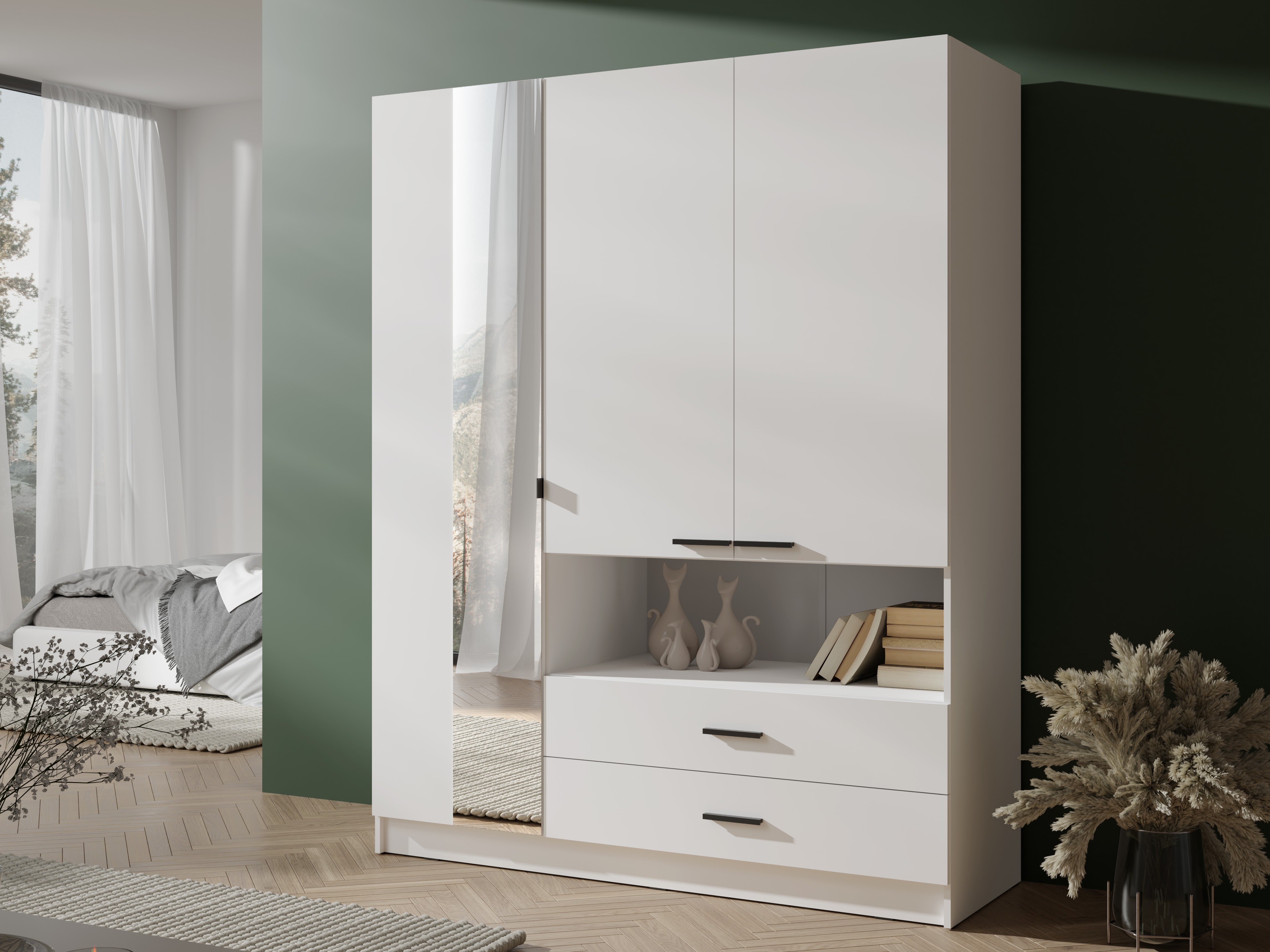 Garderobna omara Baytown 102 (Bela)