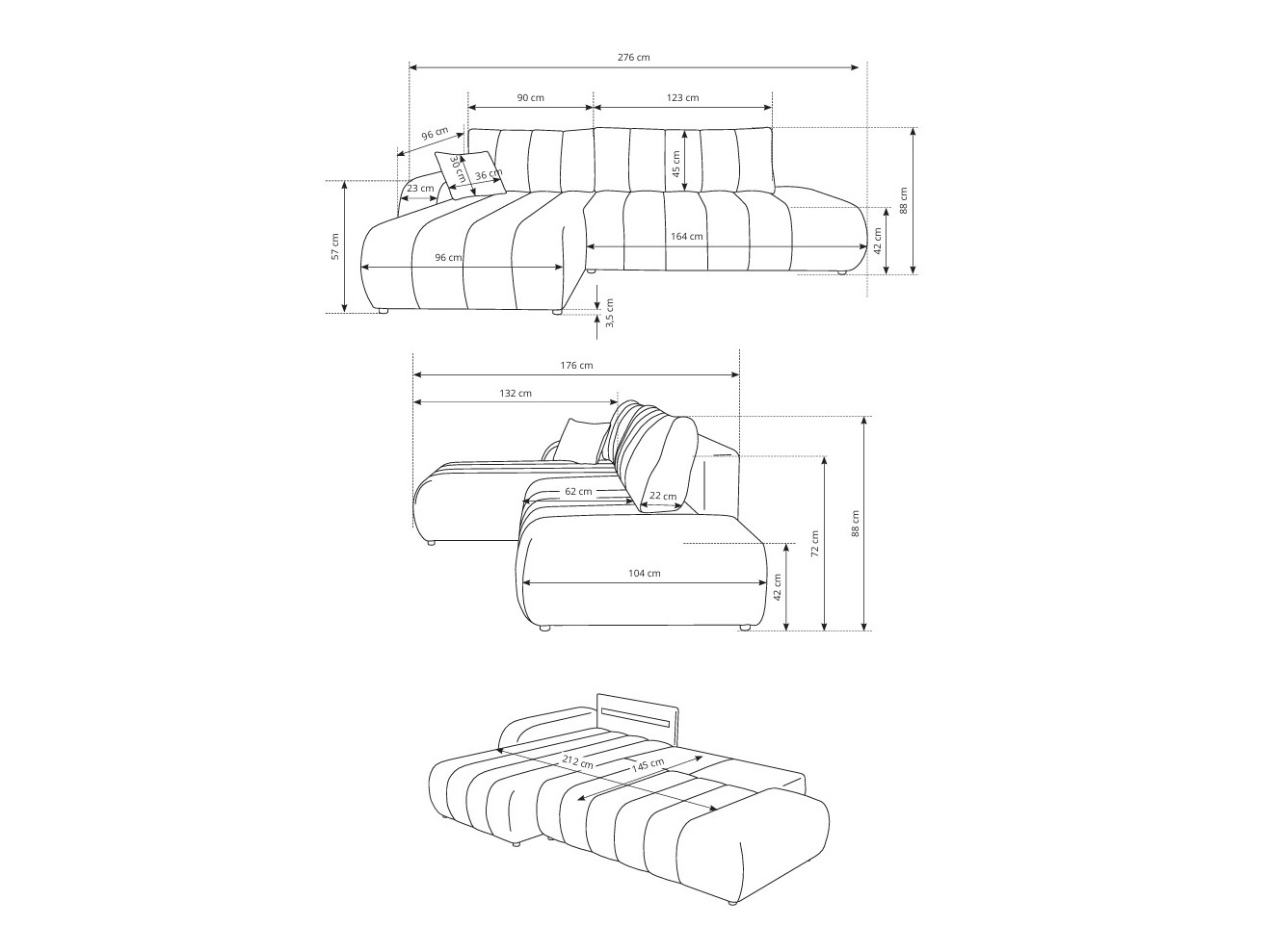 Kotna garnitura Kingston 152 (Lambi 01)