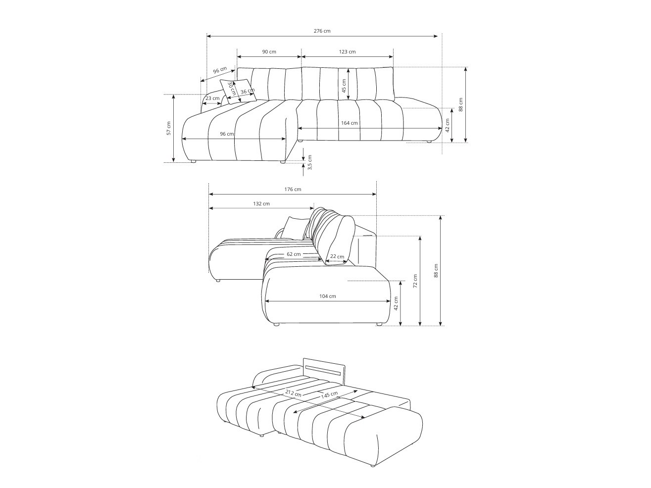 Kotna garnitura Kingston 152 (Lambi 04)