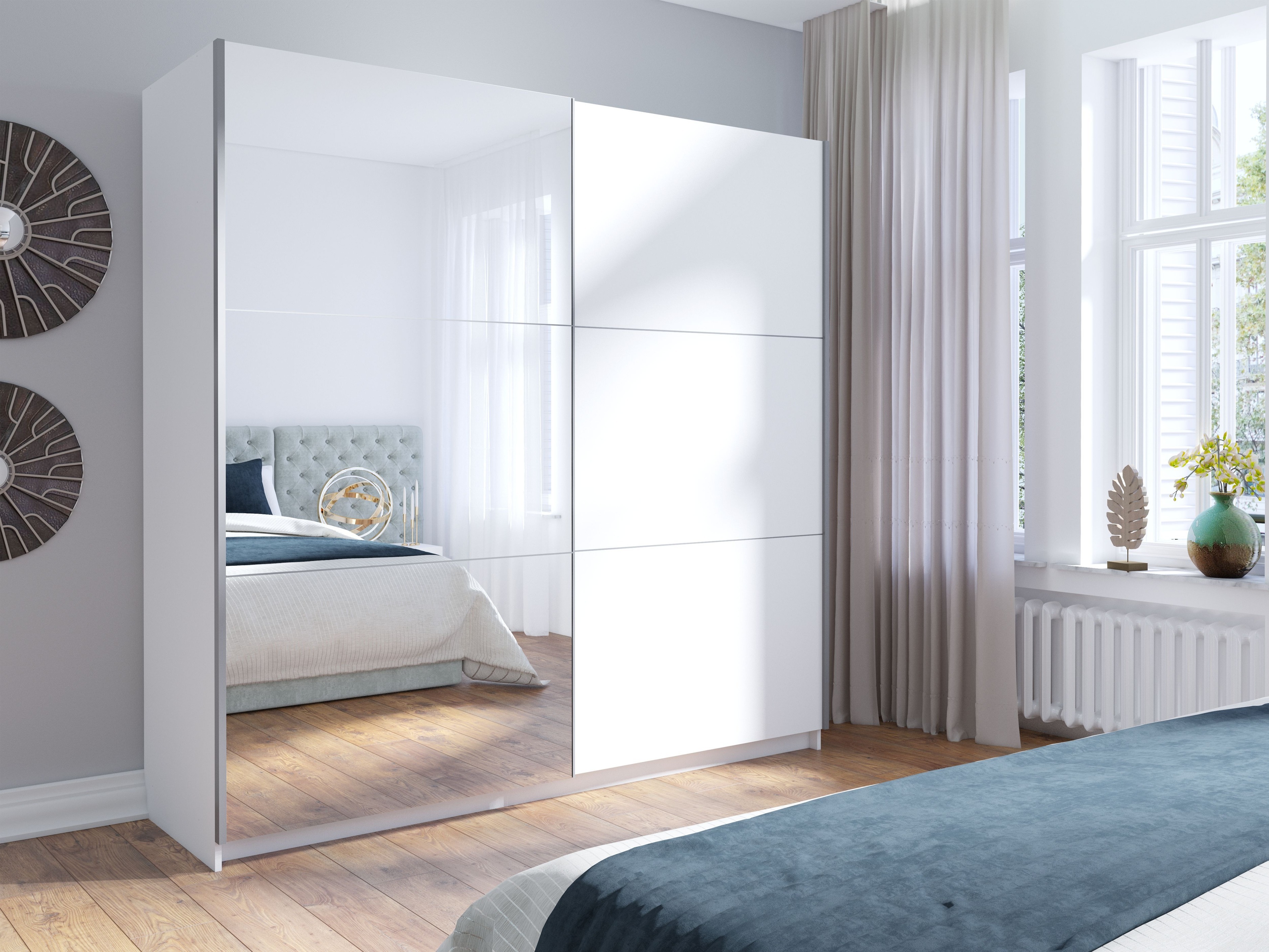 Garderobna omara Baytown 101 (Bela)
