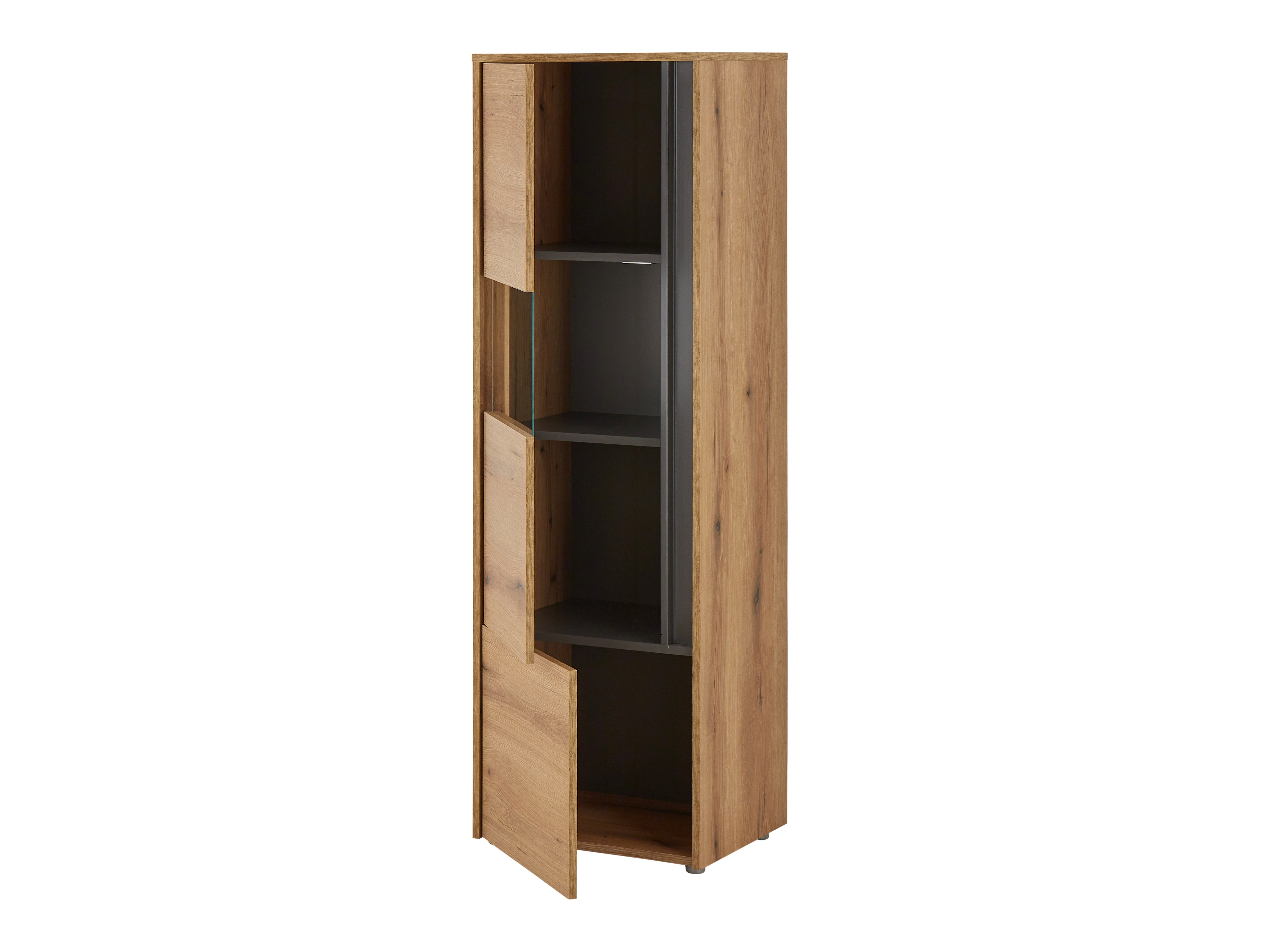 Regal Elbsori 102 (Hrast + Antracit)