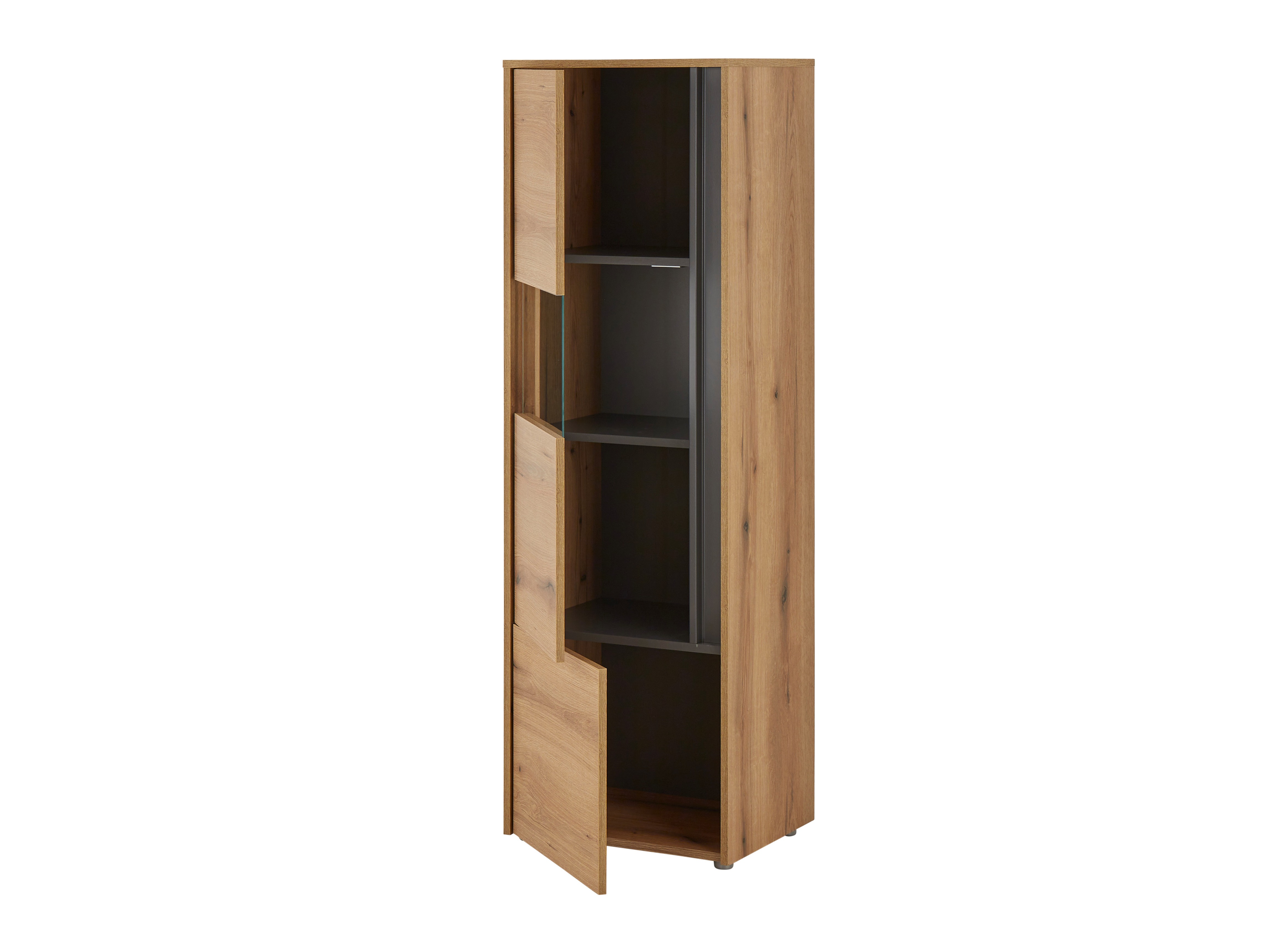 Regal Elbsori 102 (Hrast + Antracit)
