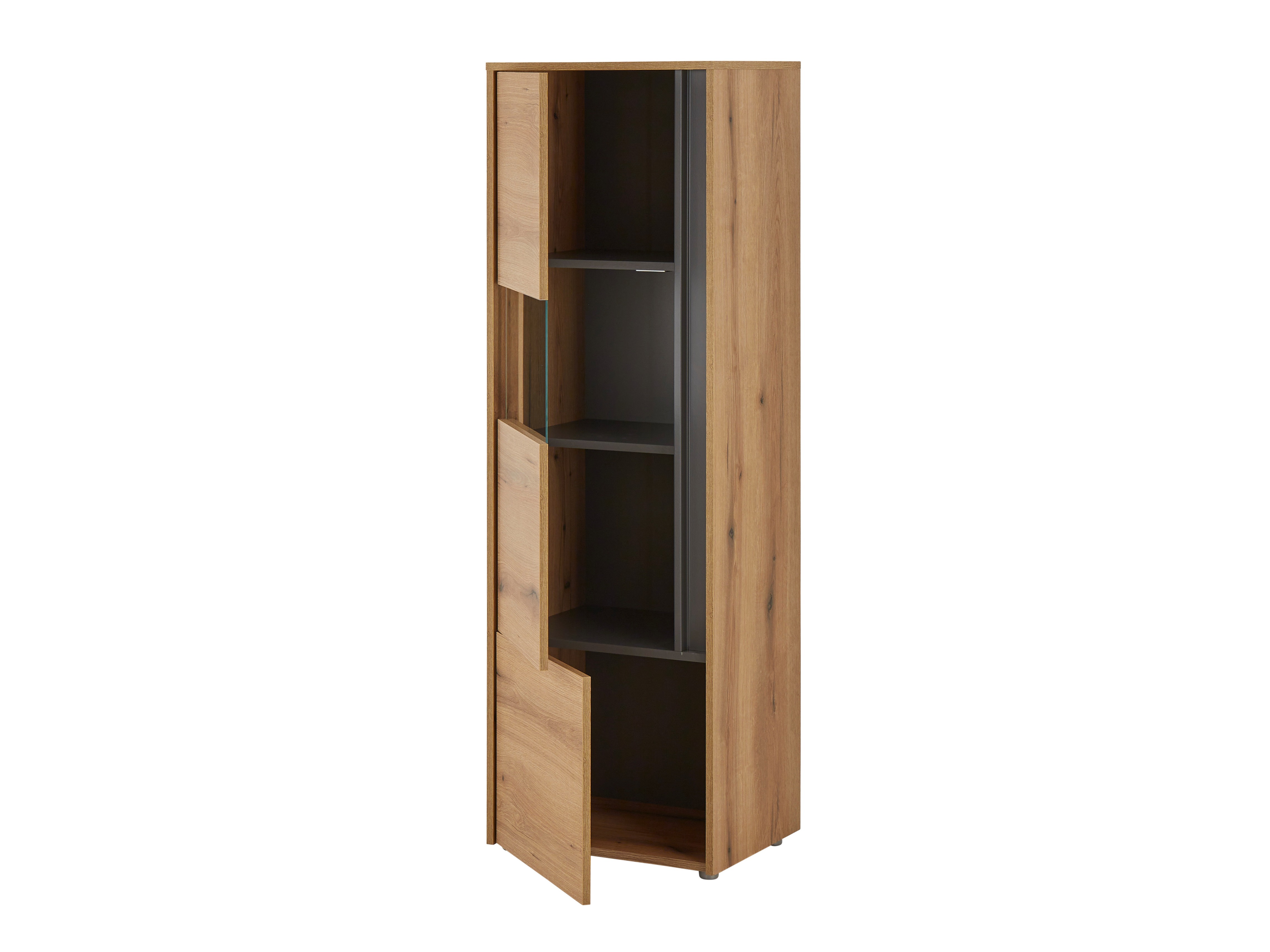 Komplet za dnevno sobo Elbsori 128 (Hrast + Antracit)