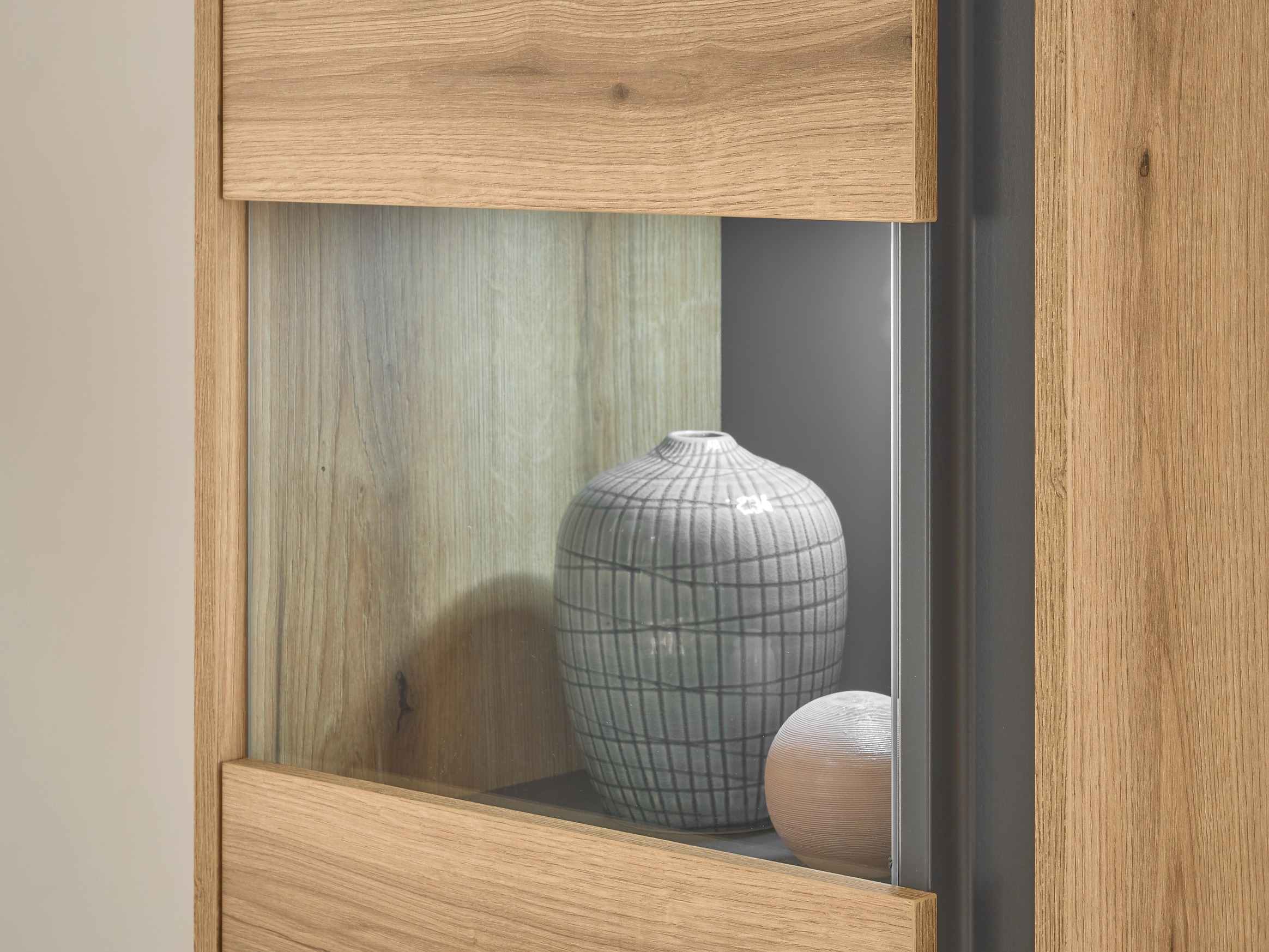 Regal Elbsori 100 (Hrast + Antracit)