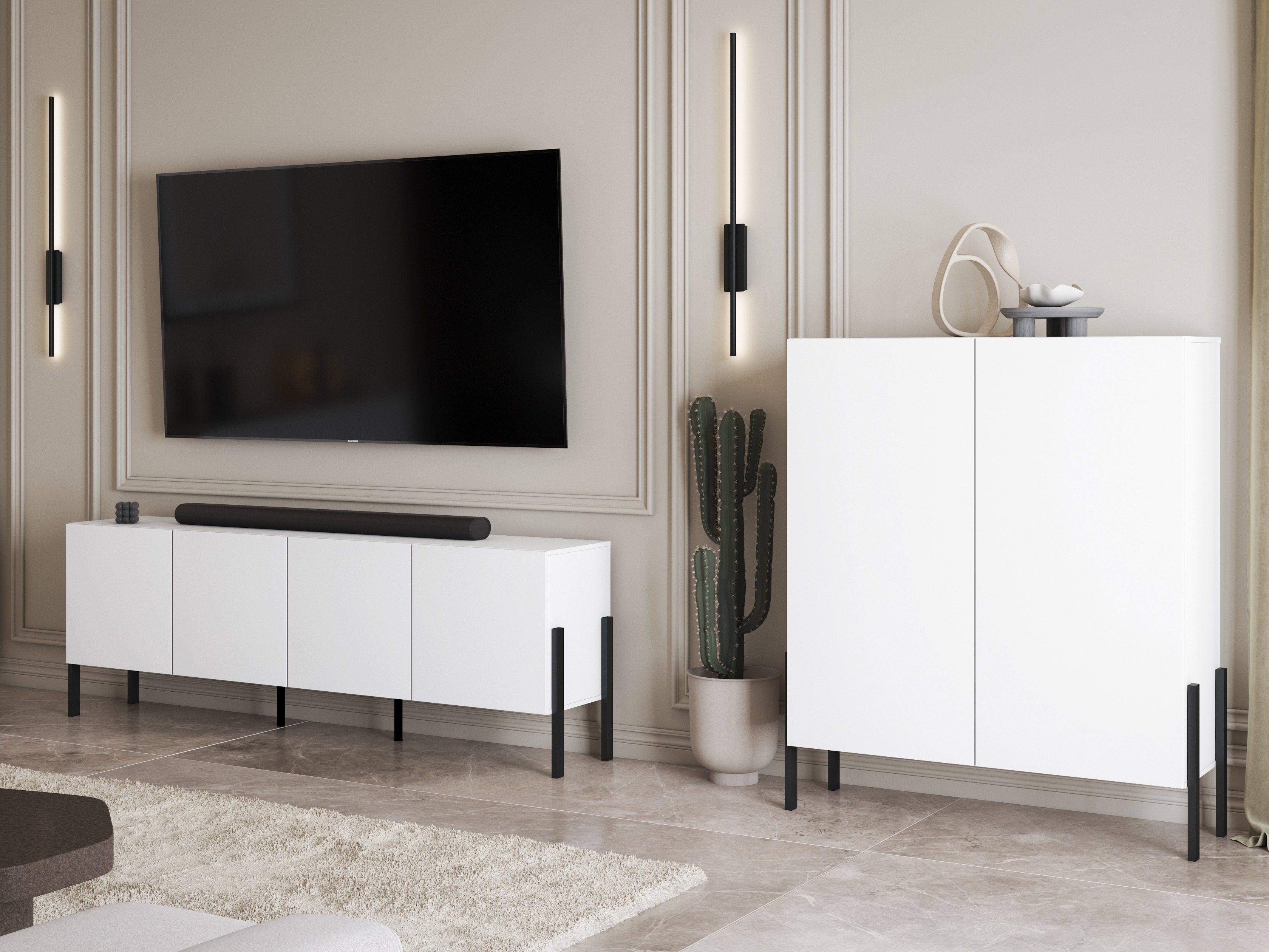 TV-omarica Etsore 100 (Bela)