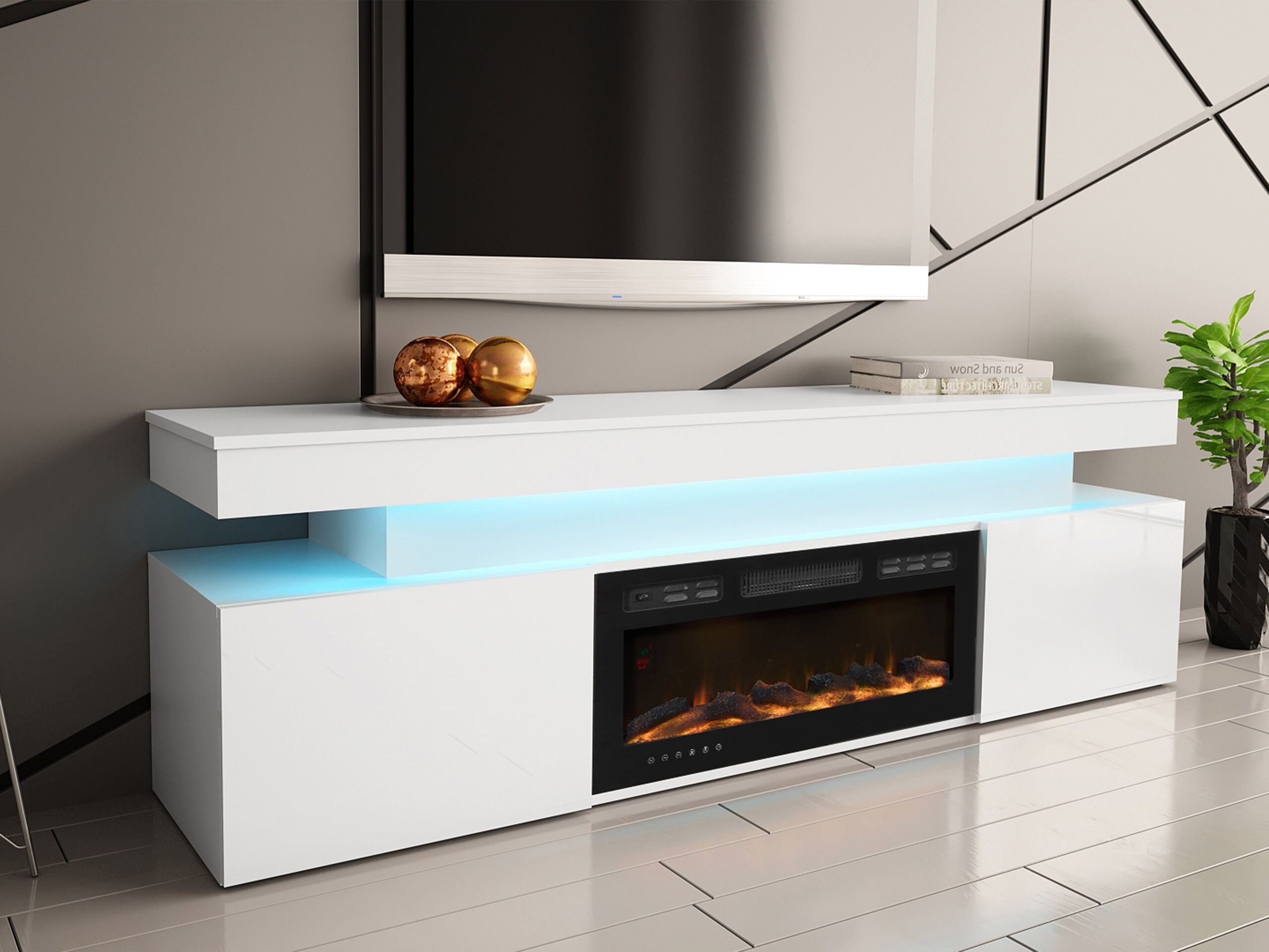 TV-omarica Monfero 104 (Bela + Sijaj bela)