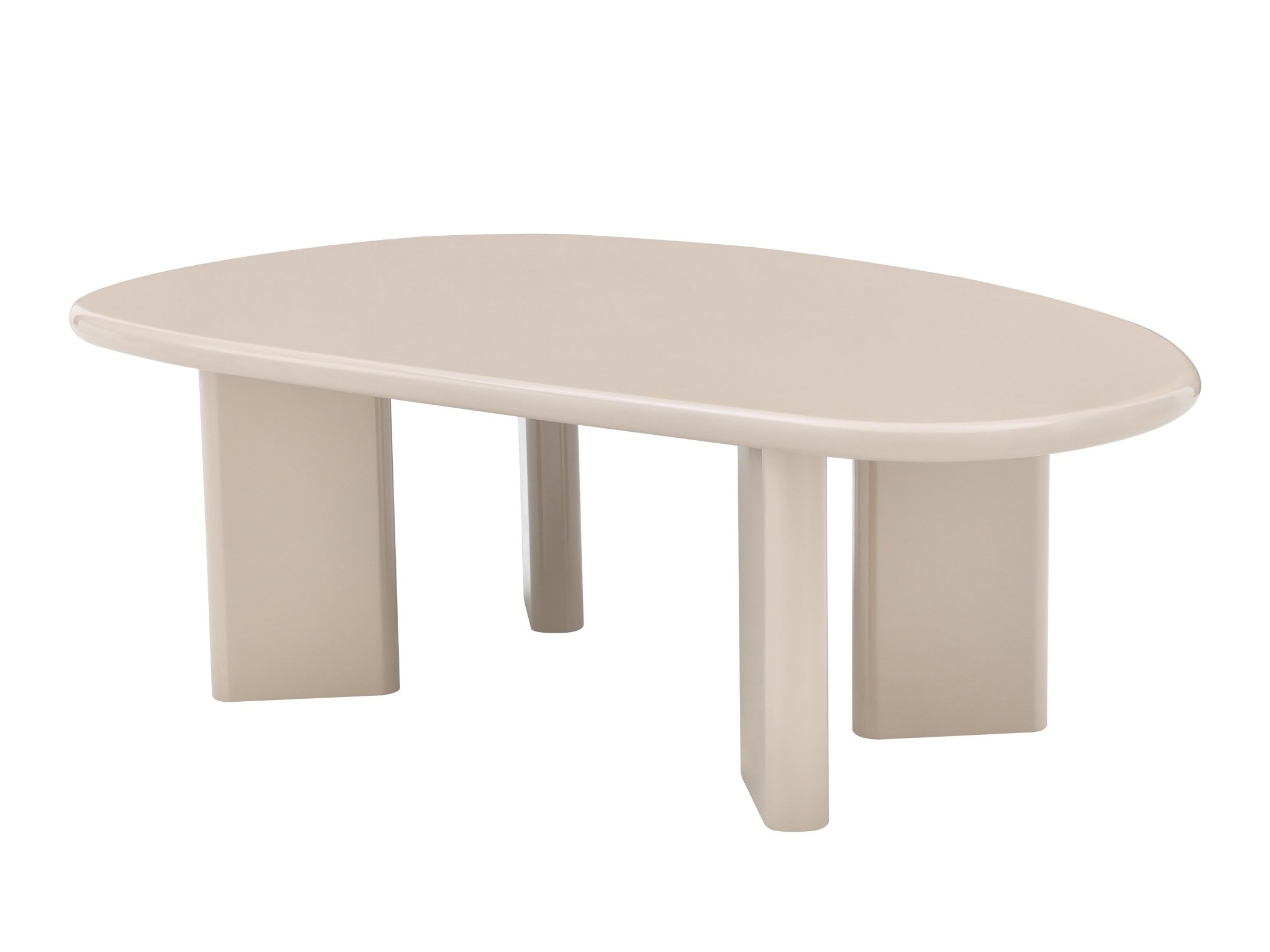 Klubska mizica Burleson 476 (Sijaj Bež)