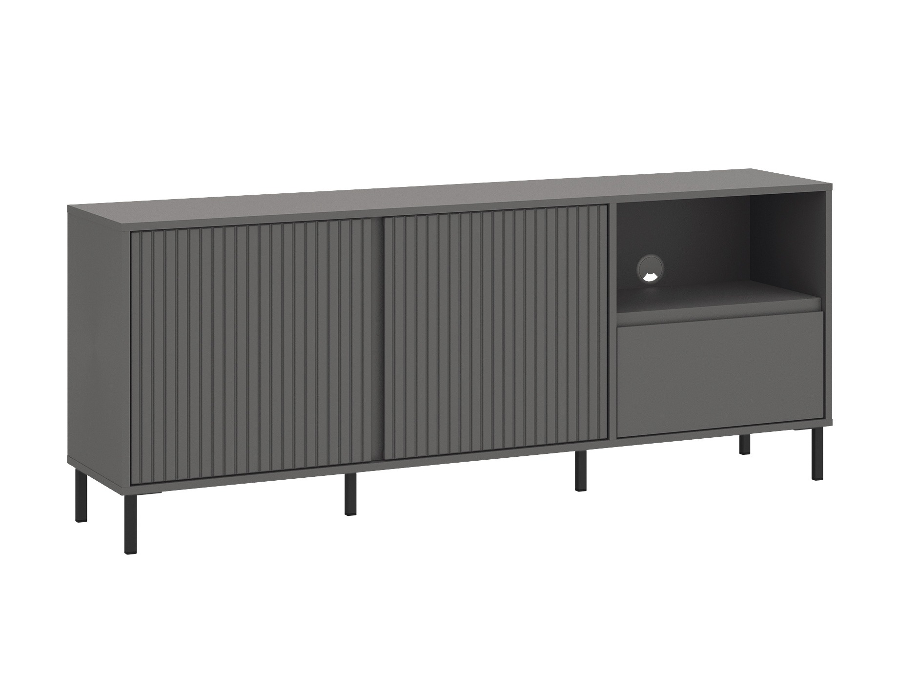 Komplet za dnevno sobo Ruvrevi 106 (Antracit)