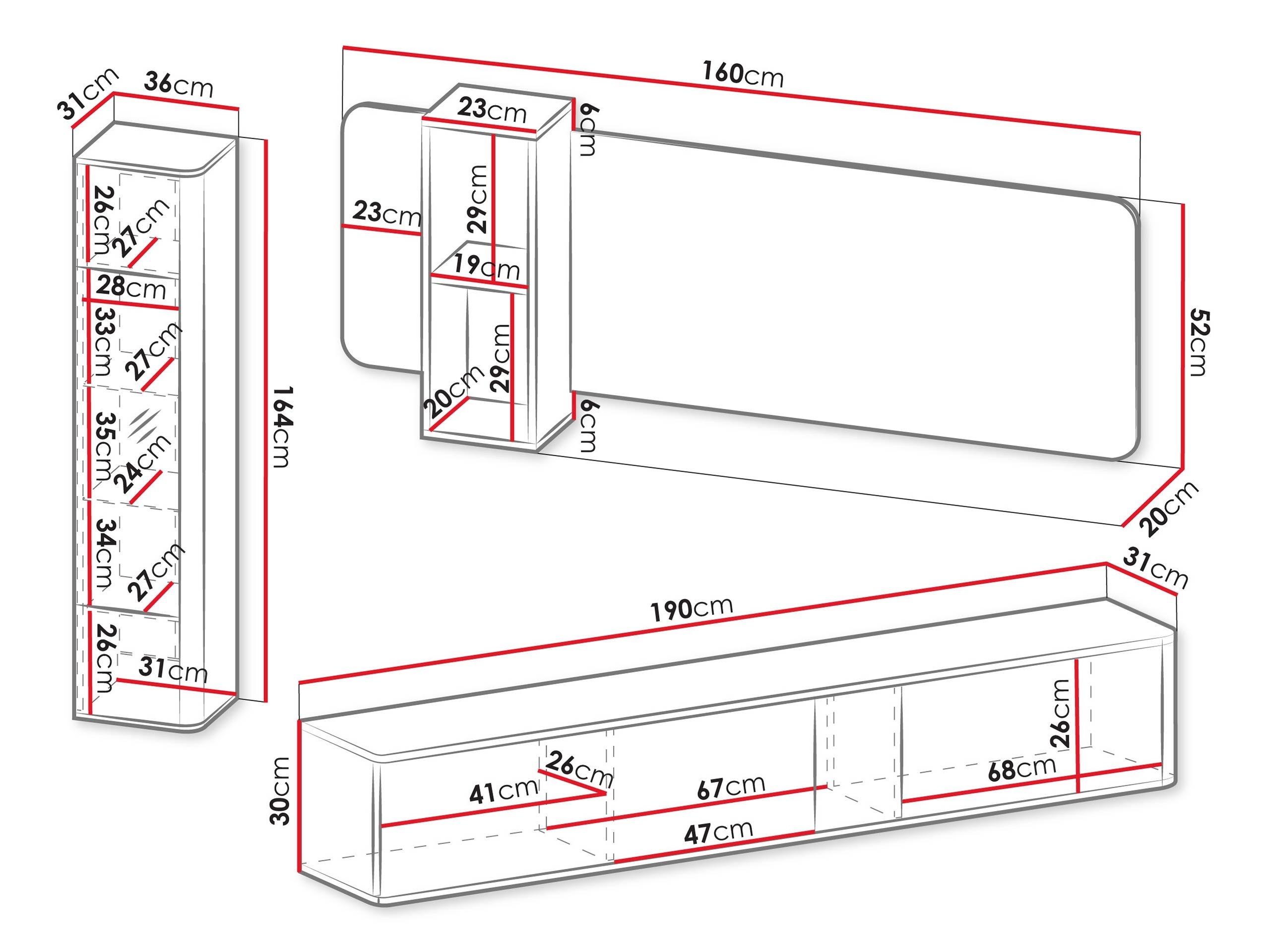 Komplet za dnevno sobo Dormele 106