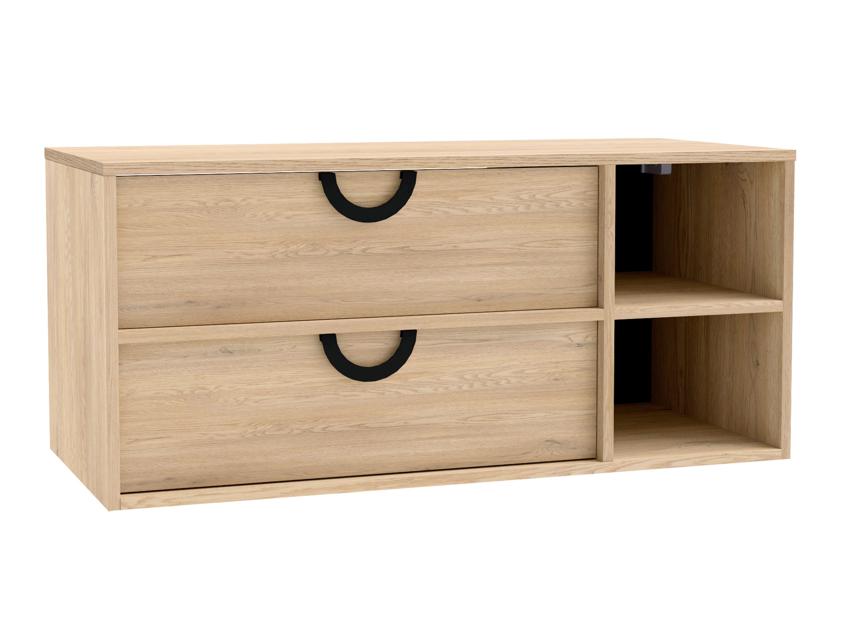 Viseča kopalniška omarica za umivalnik Sodalis (Hrast)