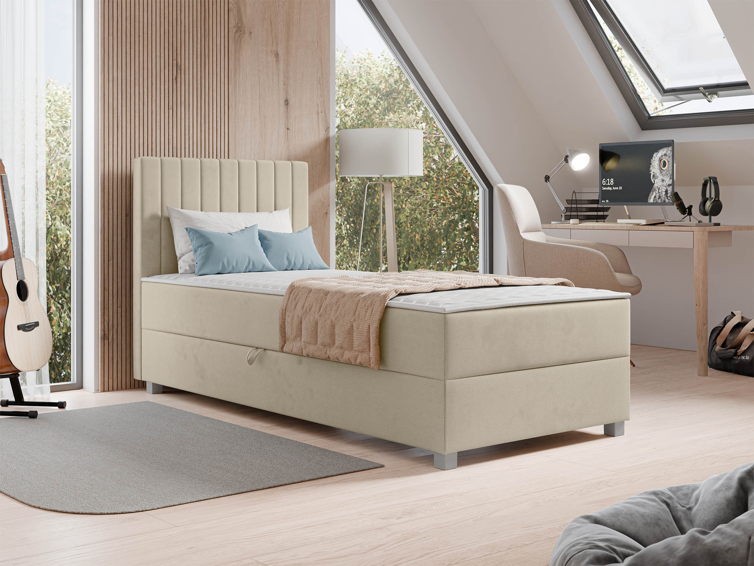 Boxspring postelja Soral (Manila 02)
