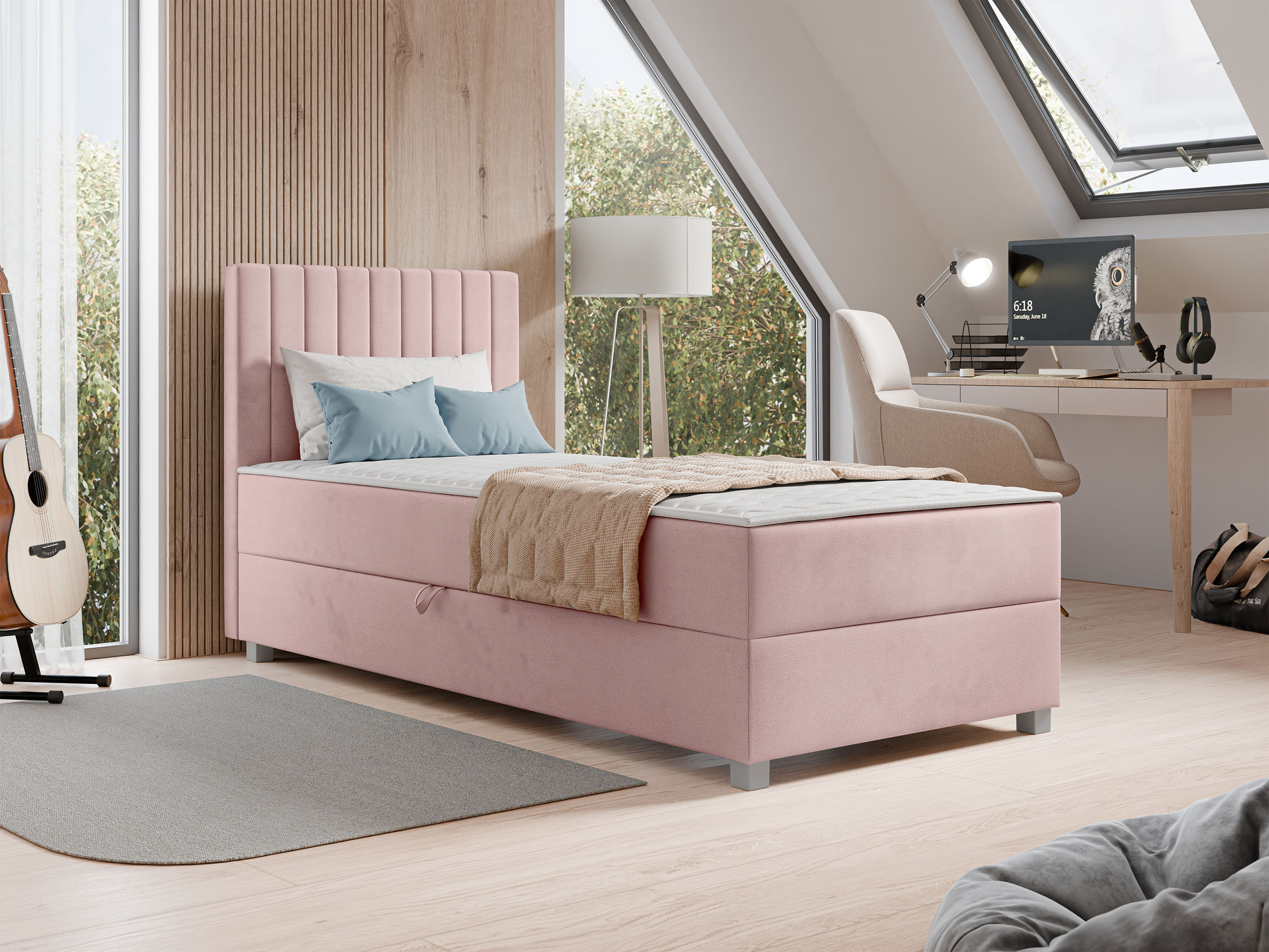 Boxspring postelja Soral (Manila 09)