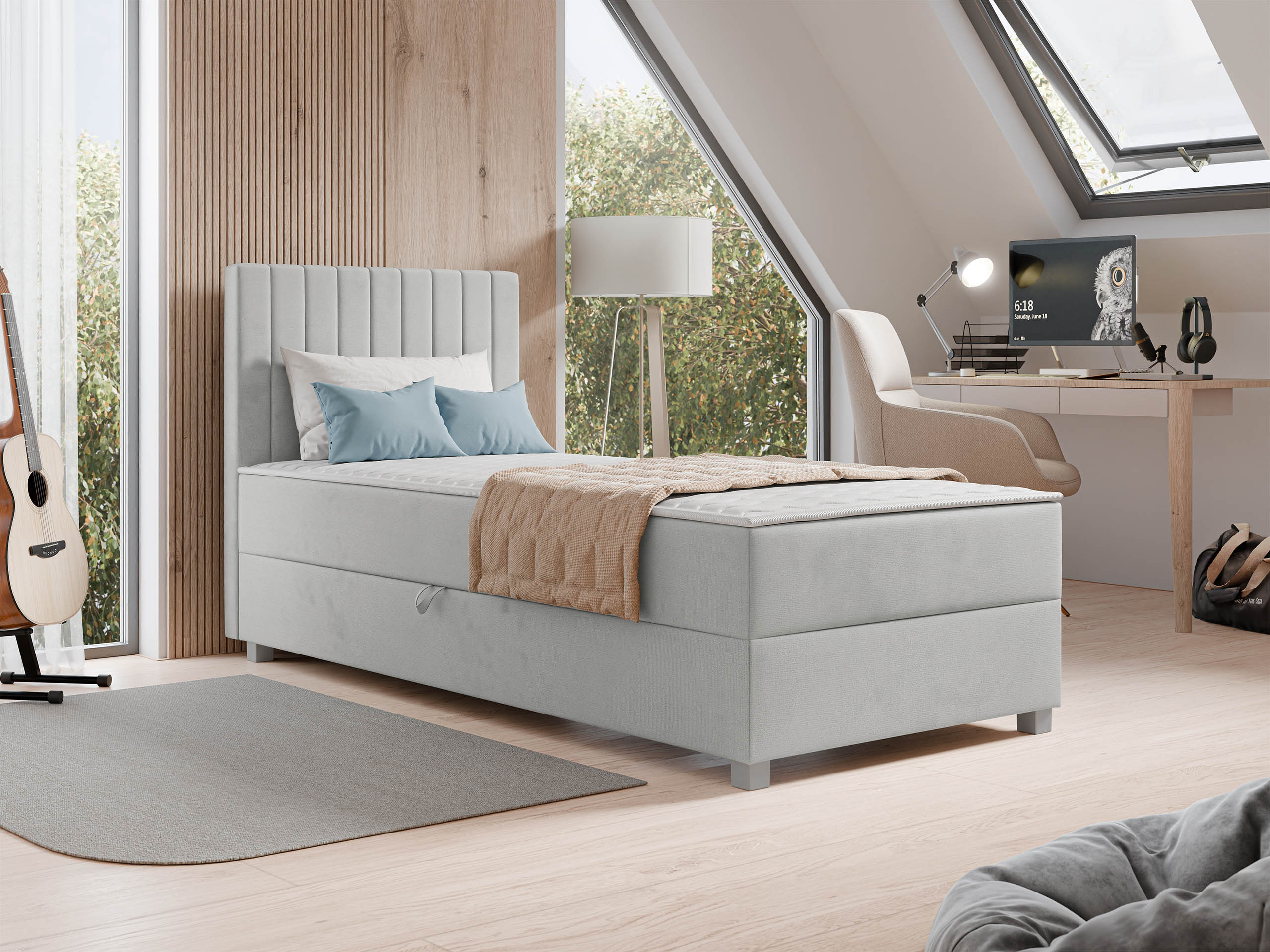 Boxspring postelja Soral (Manila 14)