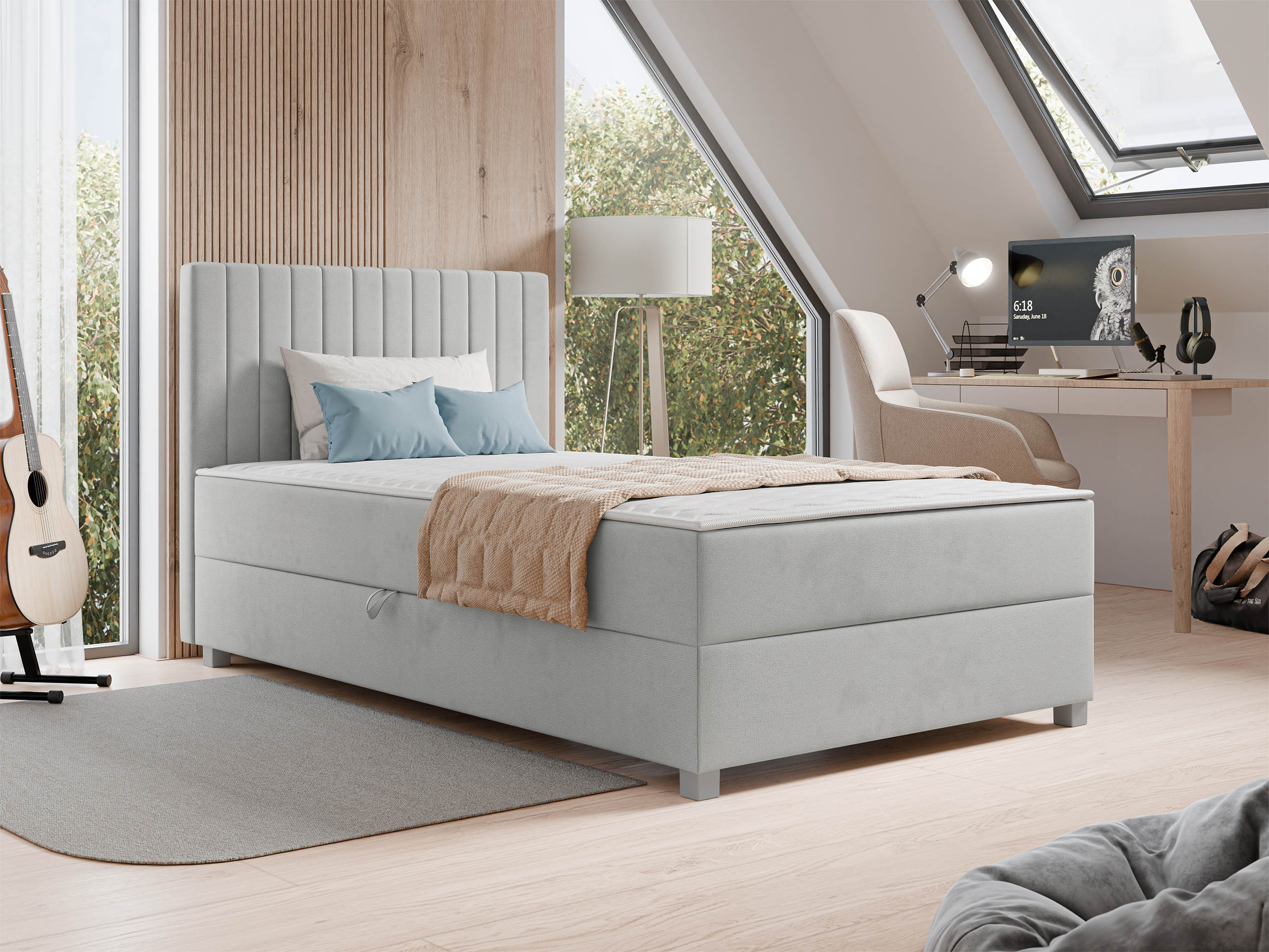 Boxspring postelja Soral (Manila 14)