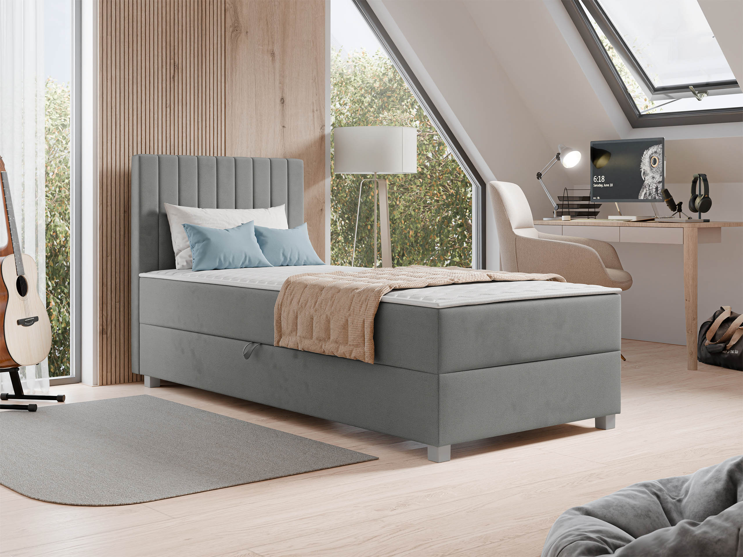 Boxspring postelja Soral (Manila 16)