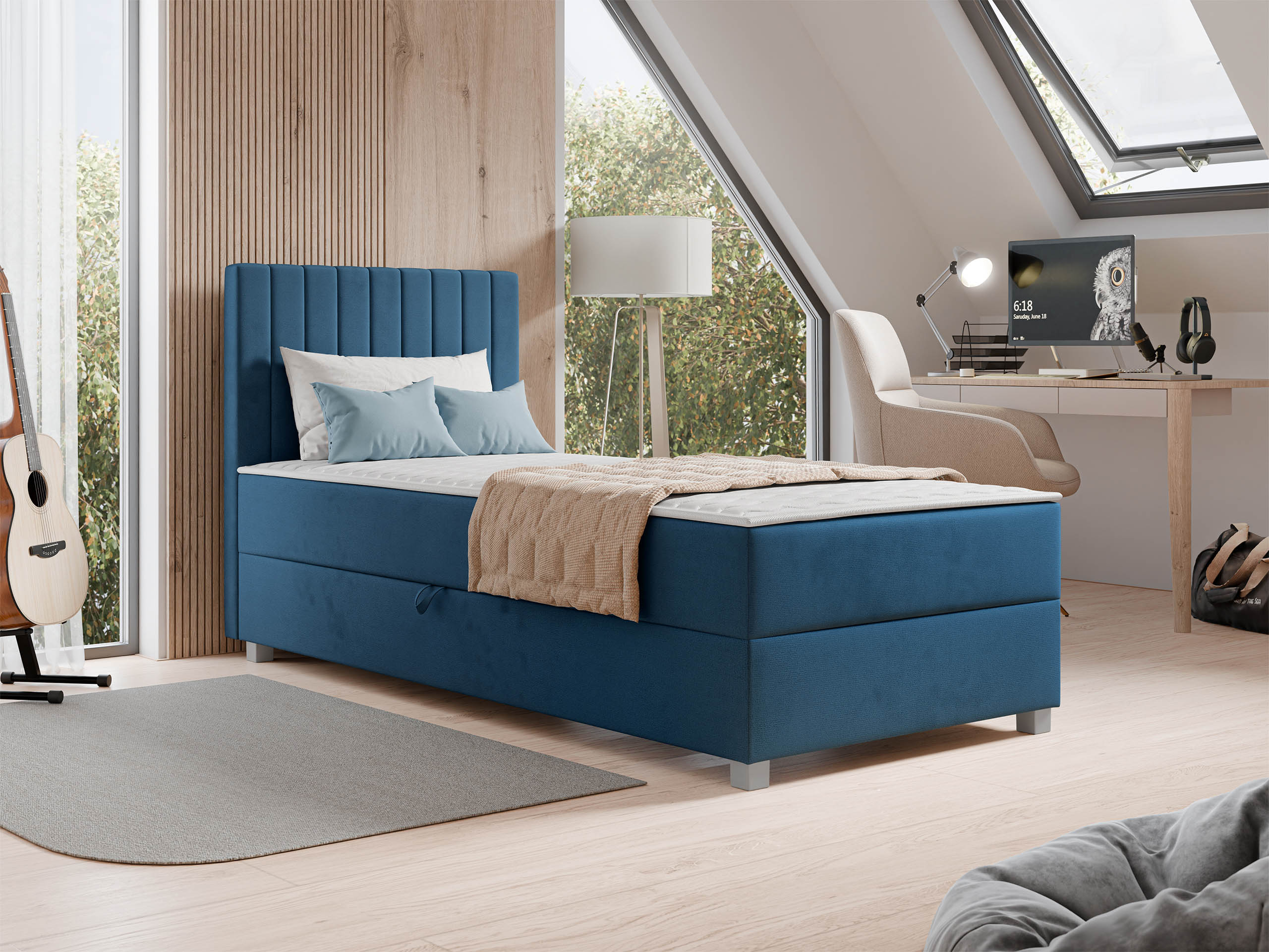 Boxspring postelja Soral (Manila 26)