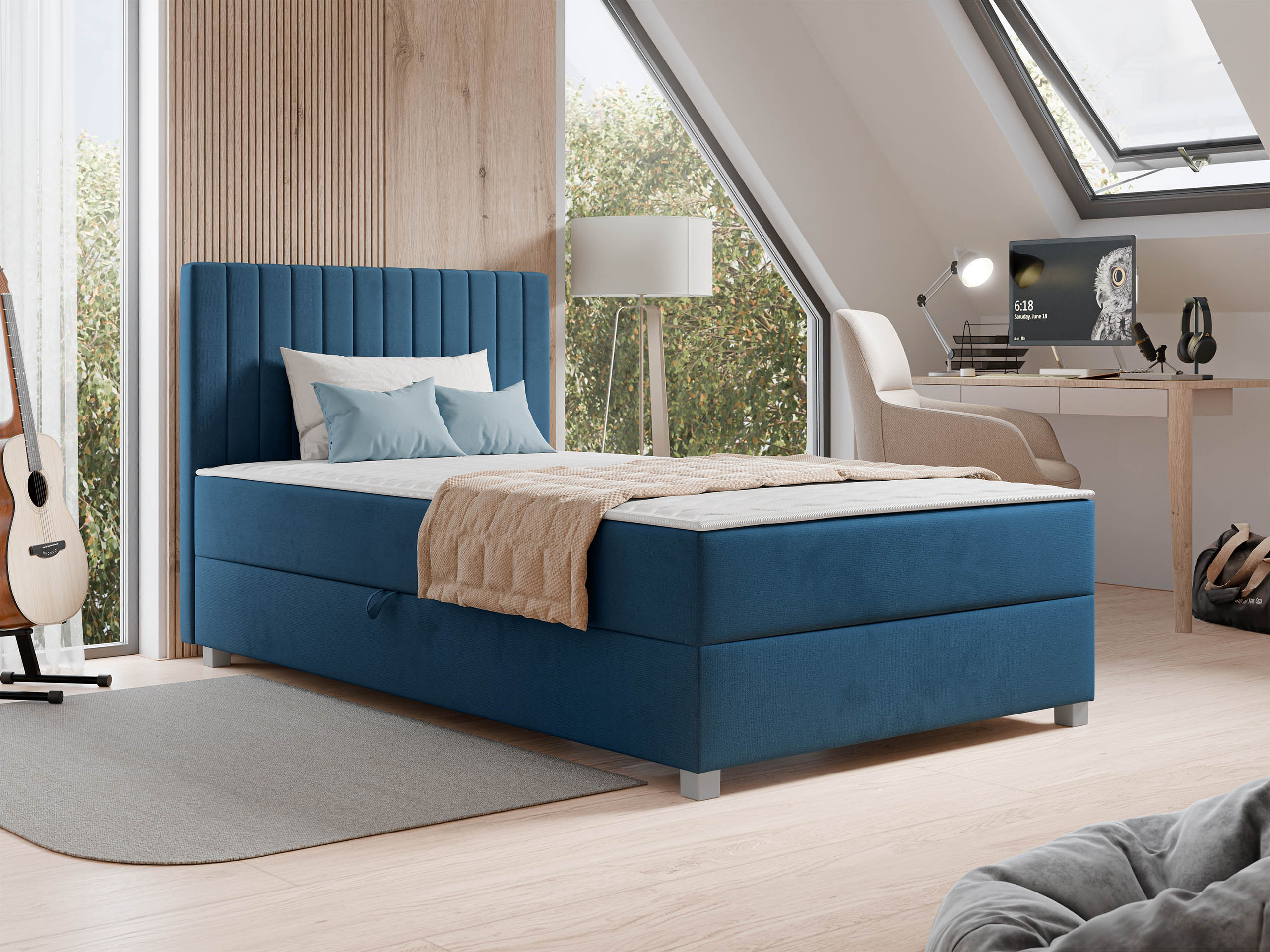Boxspring postelja Soral (Manila 26)