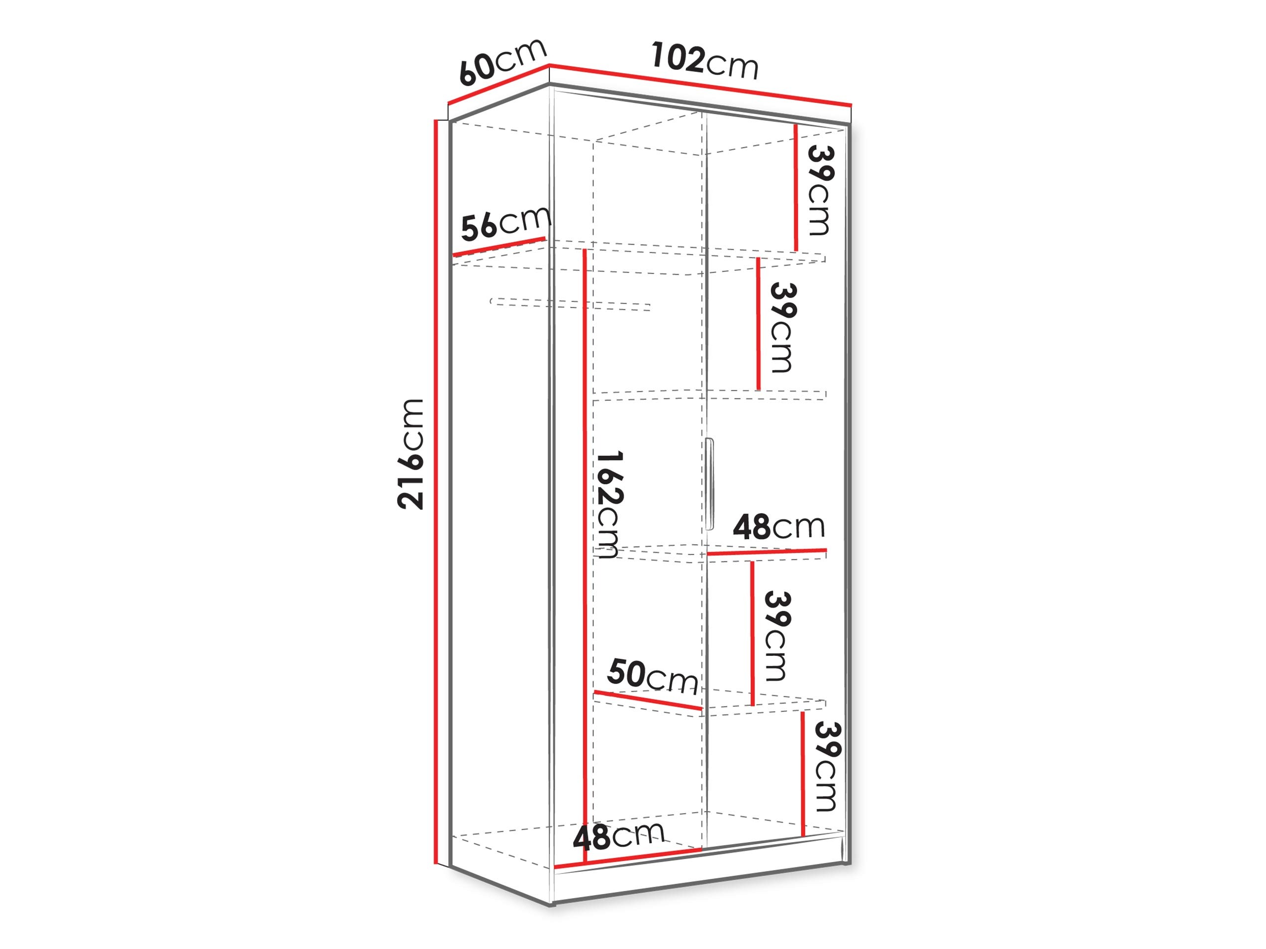 Garderobna omara Comfivo Larmire 122 (Bež)