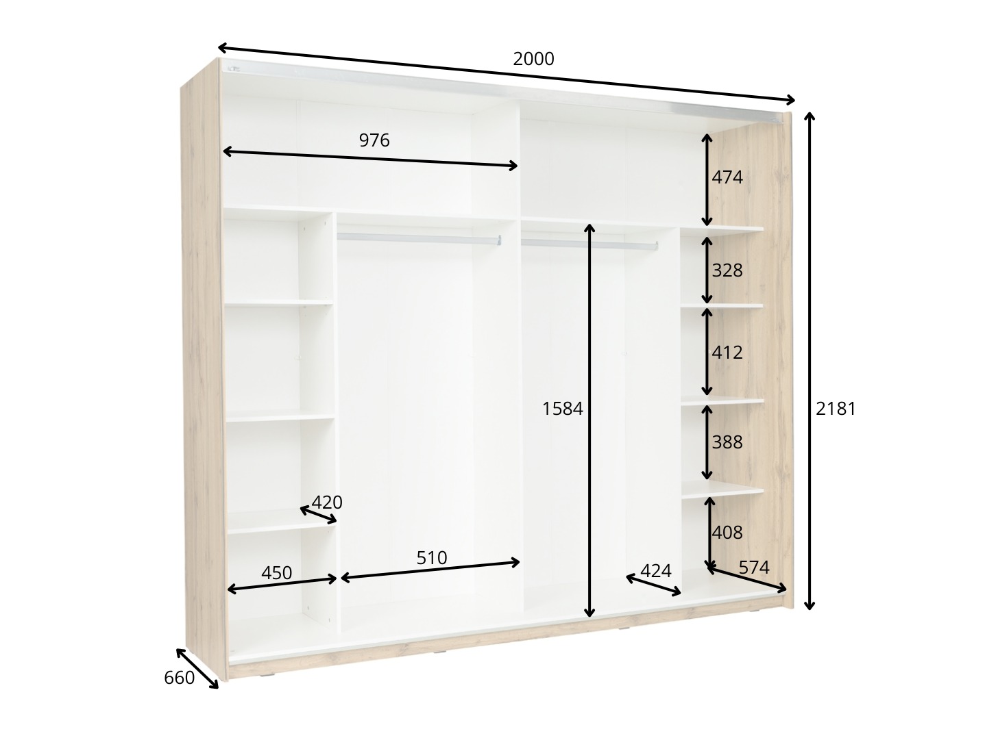Garderobna omara Ophnue 102
