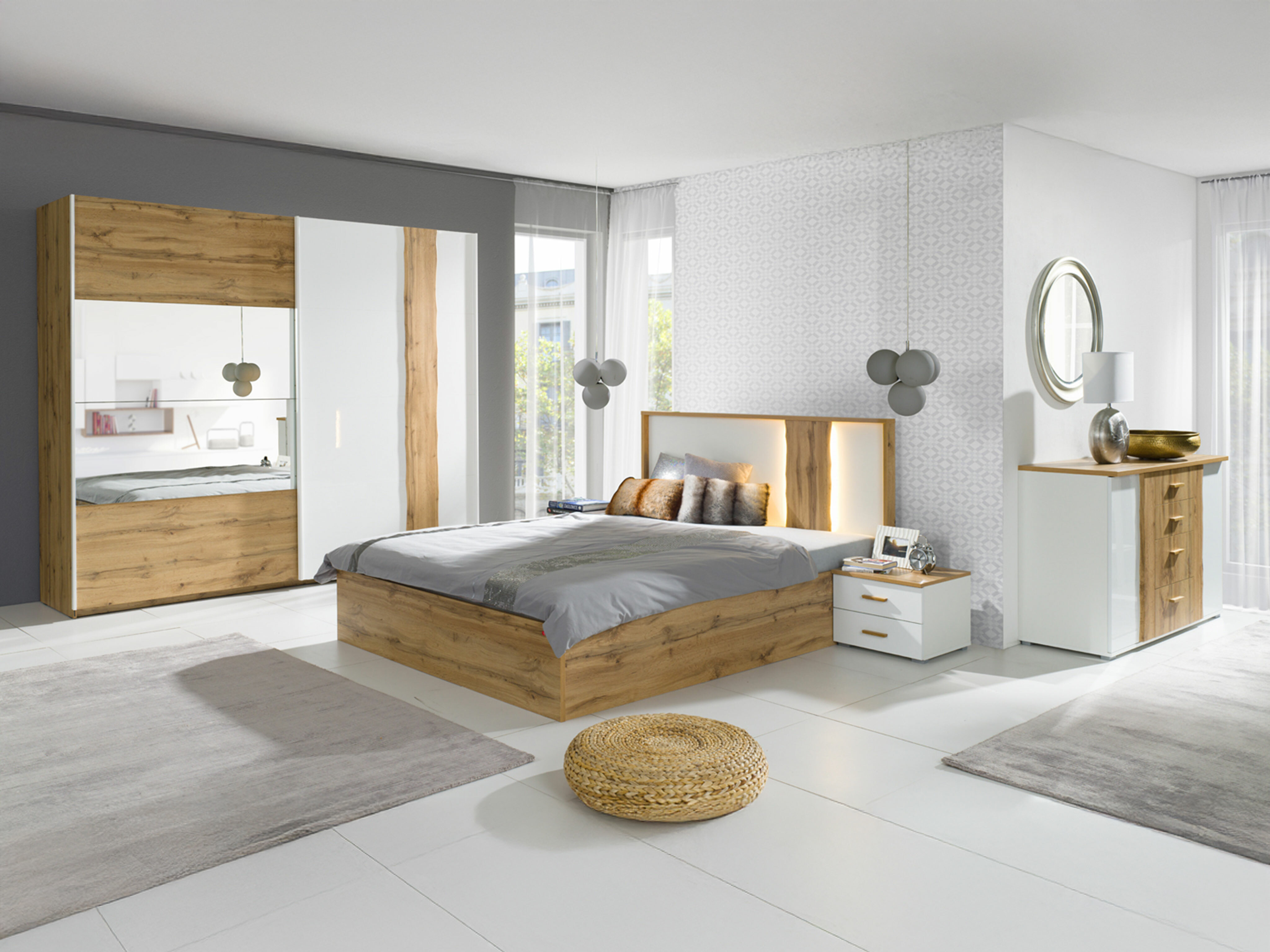 Komplet nočnih omaric Ophnue 101