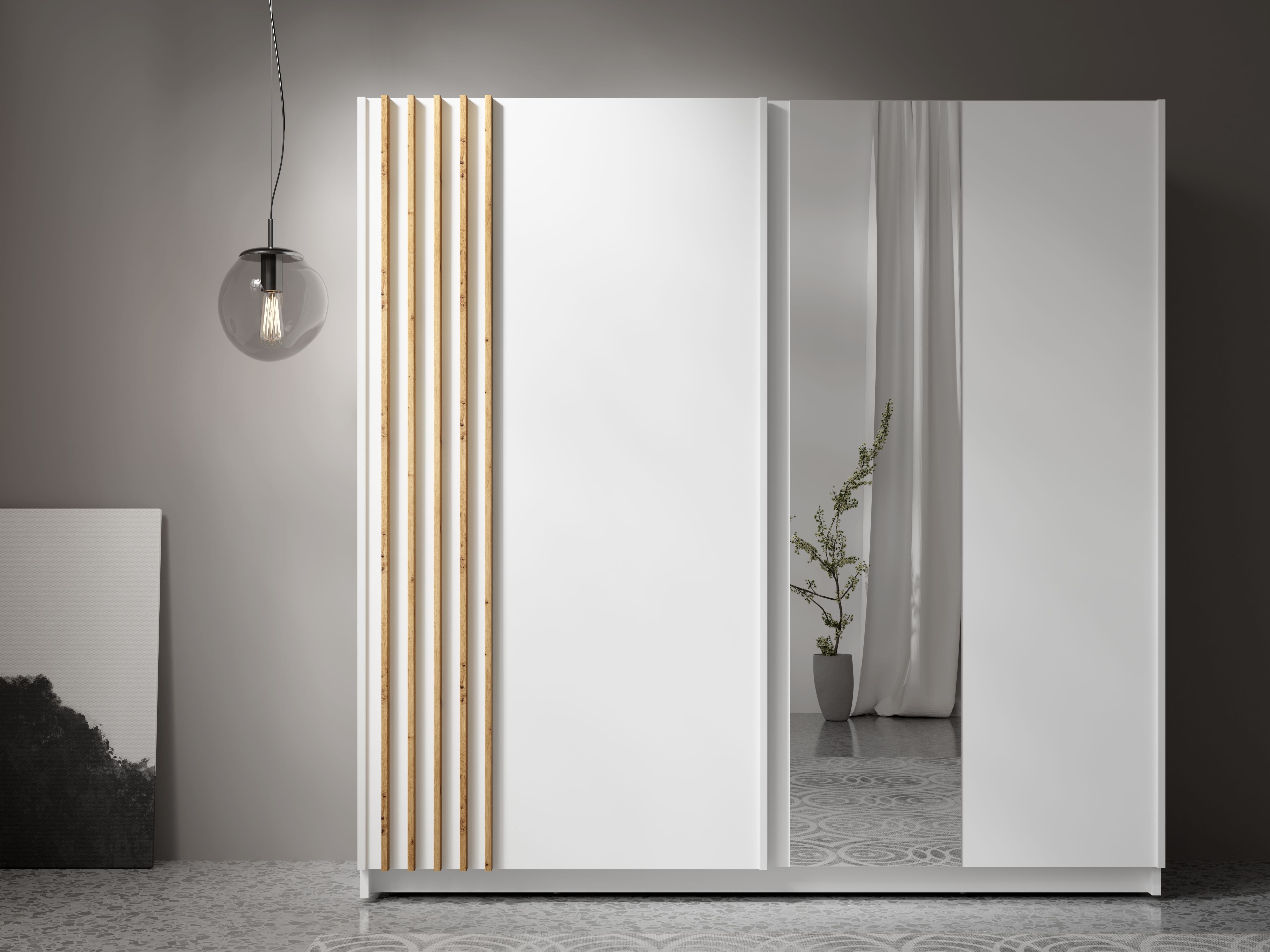 Garderobna omara Baytown 118 (Bela)