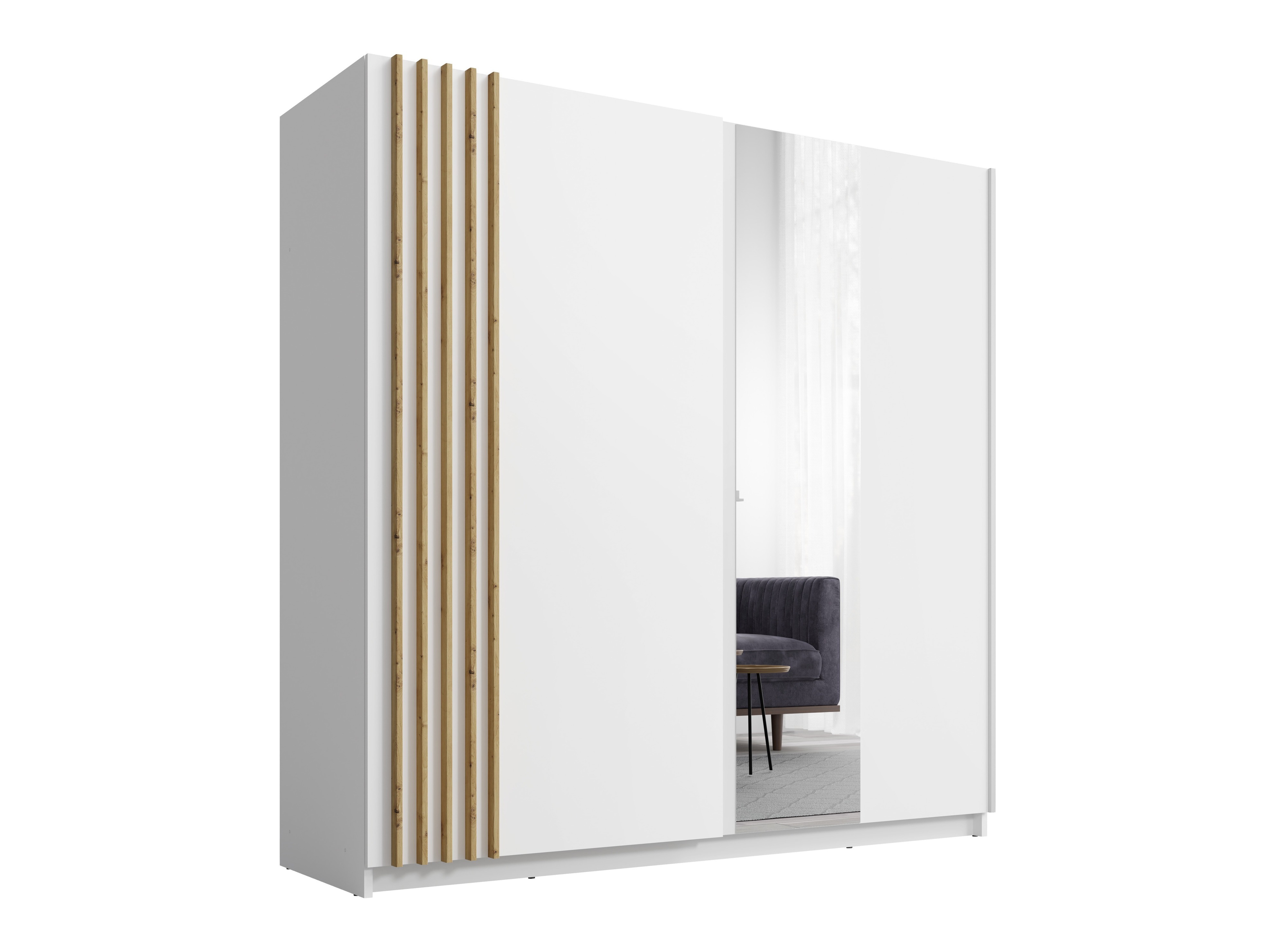 Garderobna omara Baytown 118 (Bela)