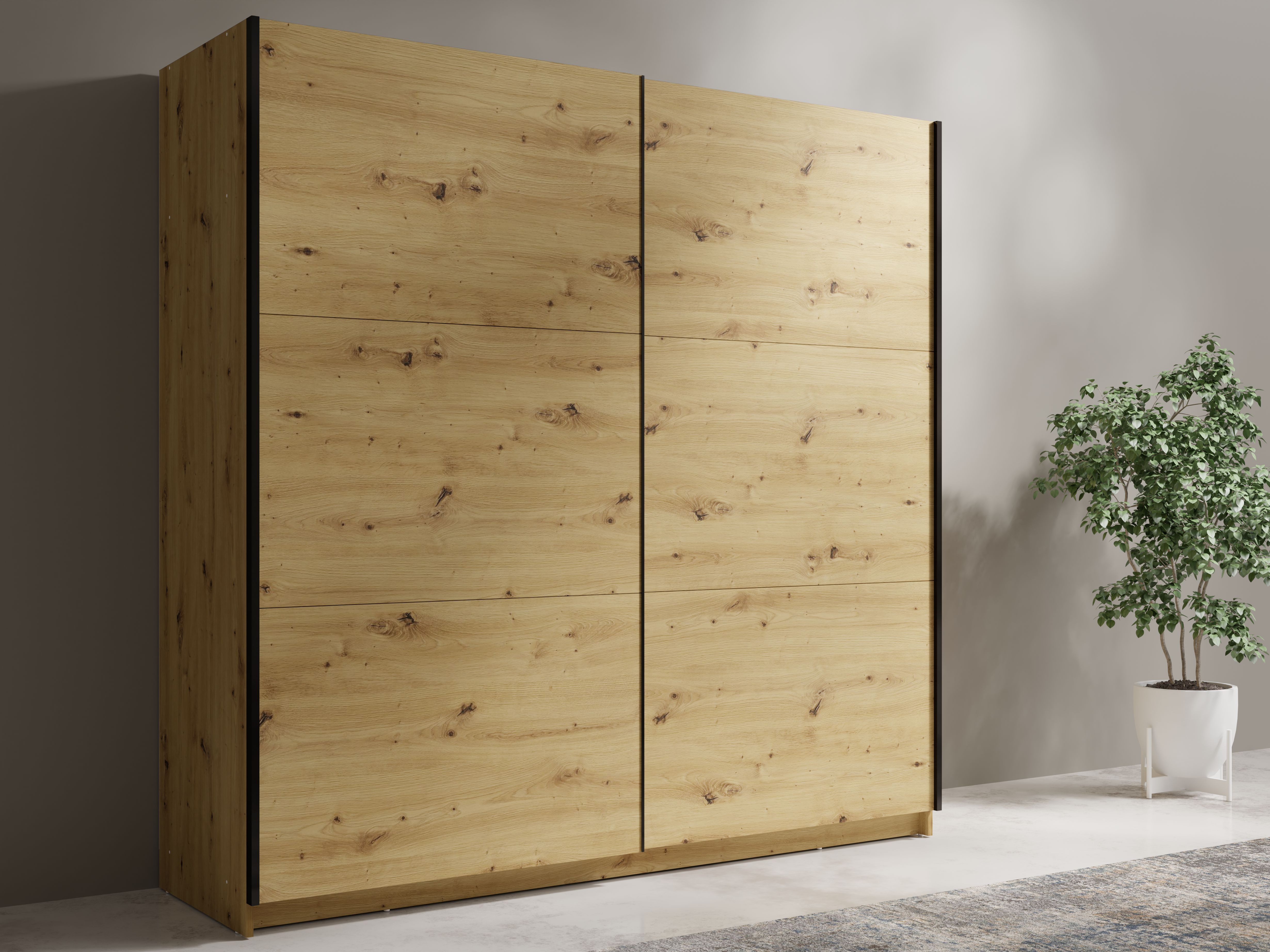 Garderobna omara Baytown 119 (Artisan hrast)