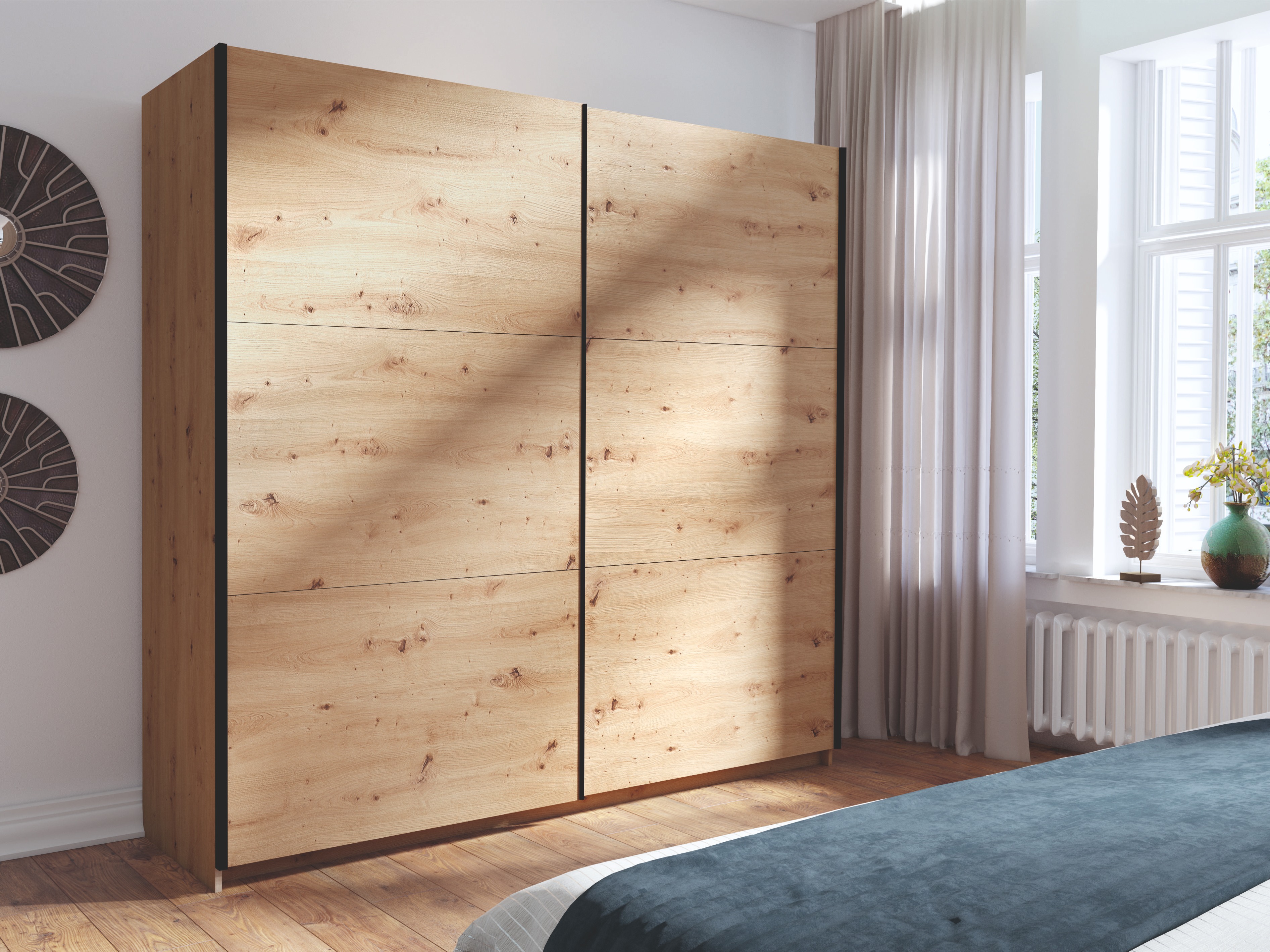 Garderobna omara Baytown 119 (Artisan hrast)