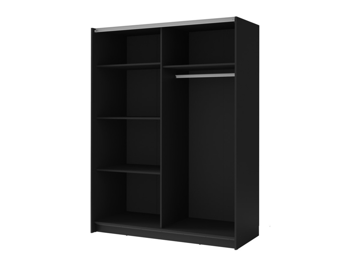 Garderobna omara Baytown 121 (Črna)