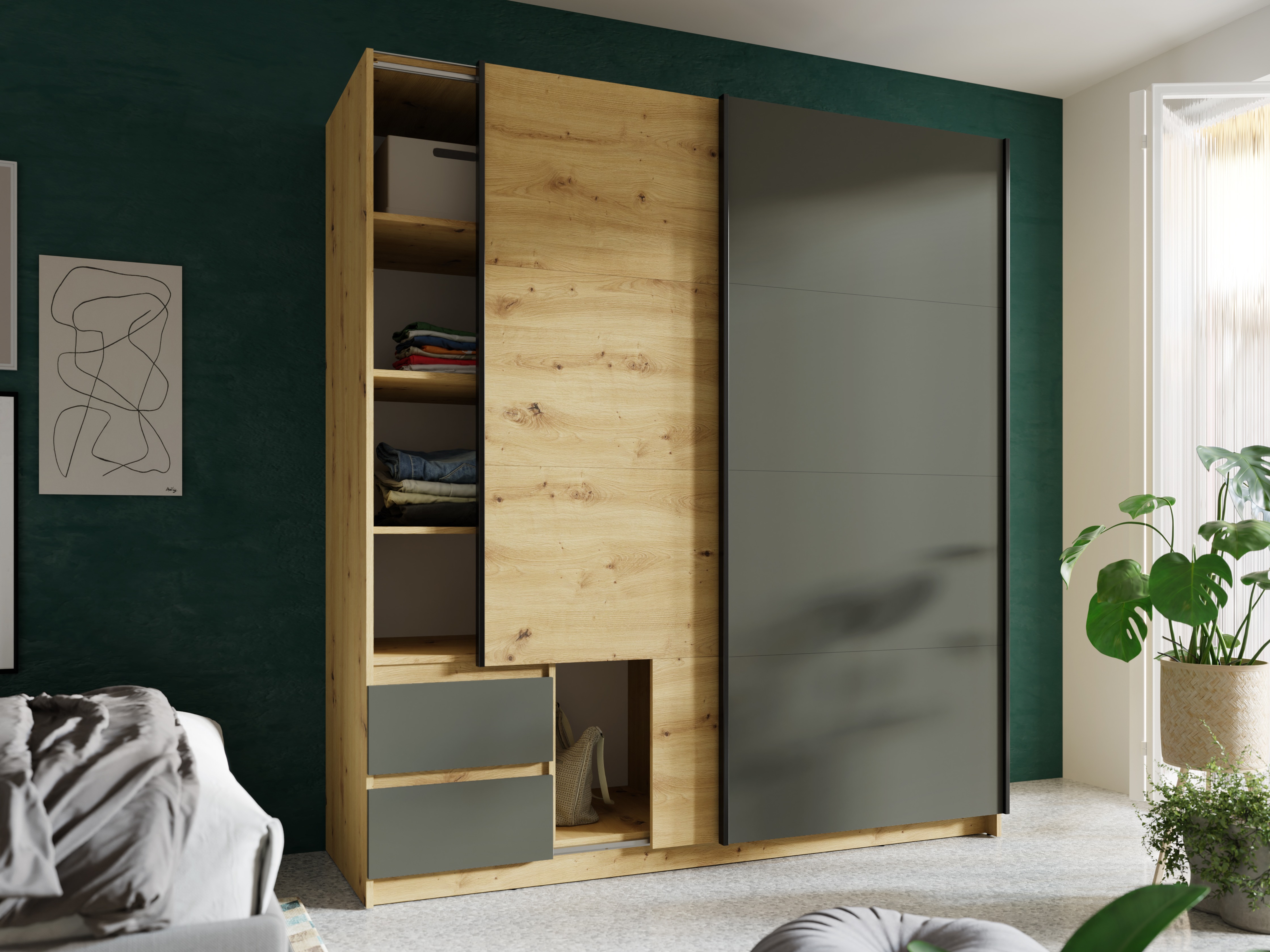 Garderobna omara Baytown 123