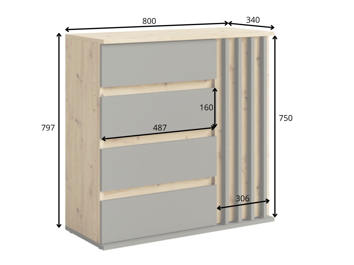 Komplet za predsobo Baytown 126