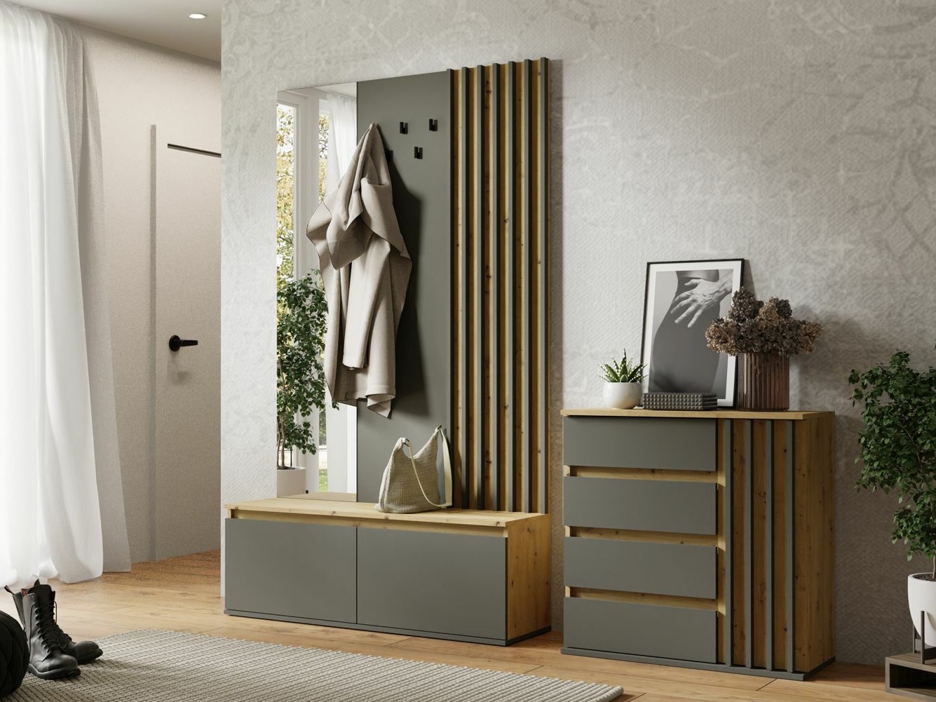 Komplet za predsobo Baytown 126