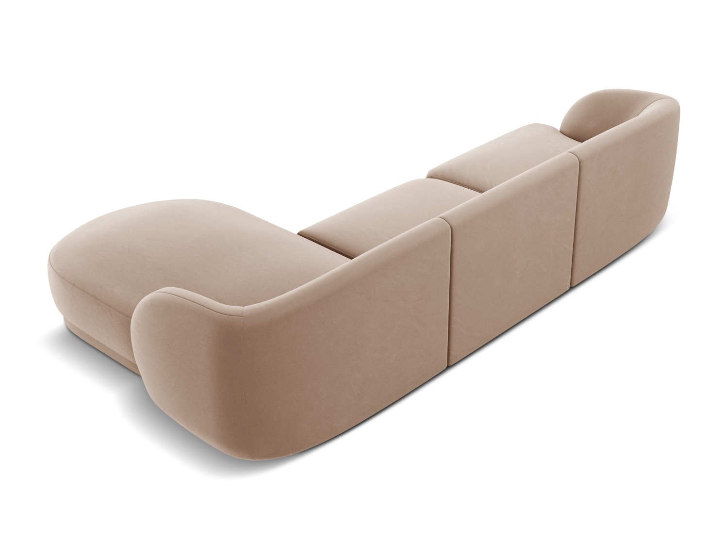 Modularna kotna sedežna garnitura Tivlomi 102 (Bluvel 40)
