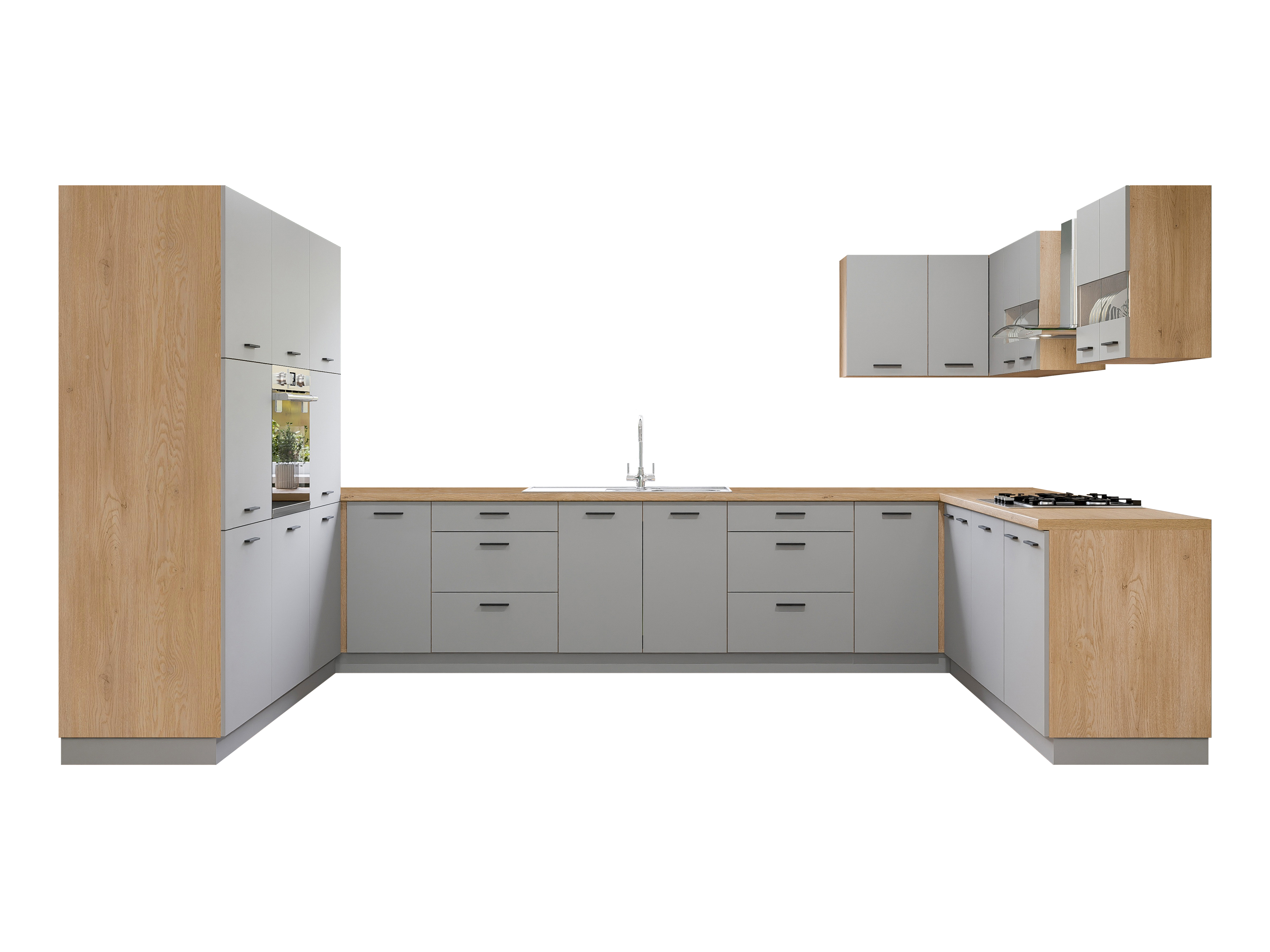 Modularni kuhinjski komplet Ati Grey 132