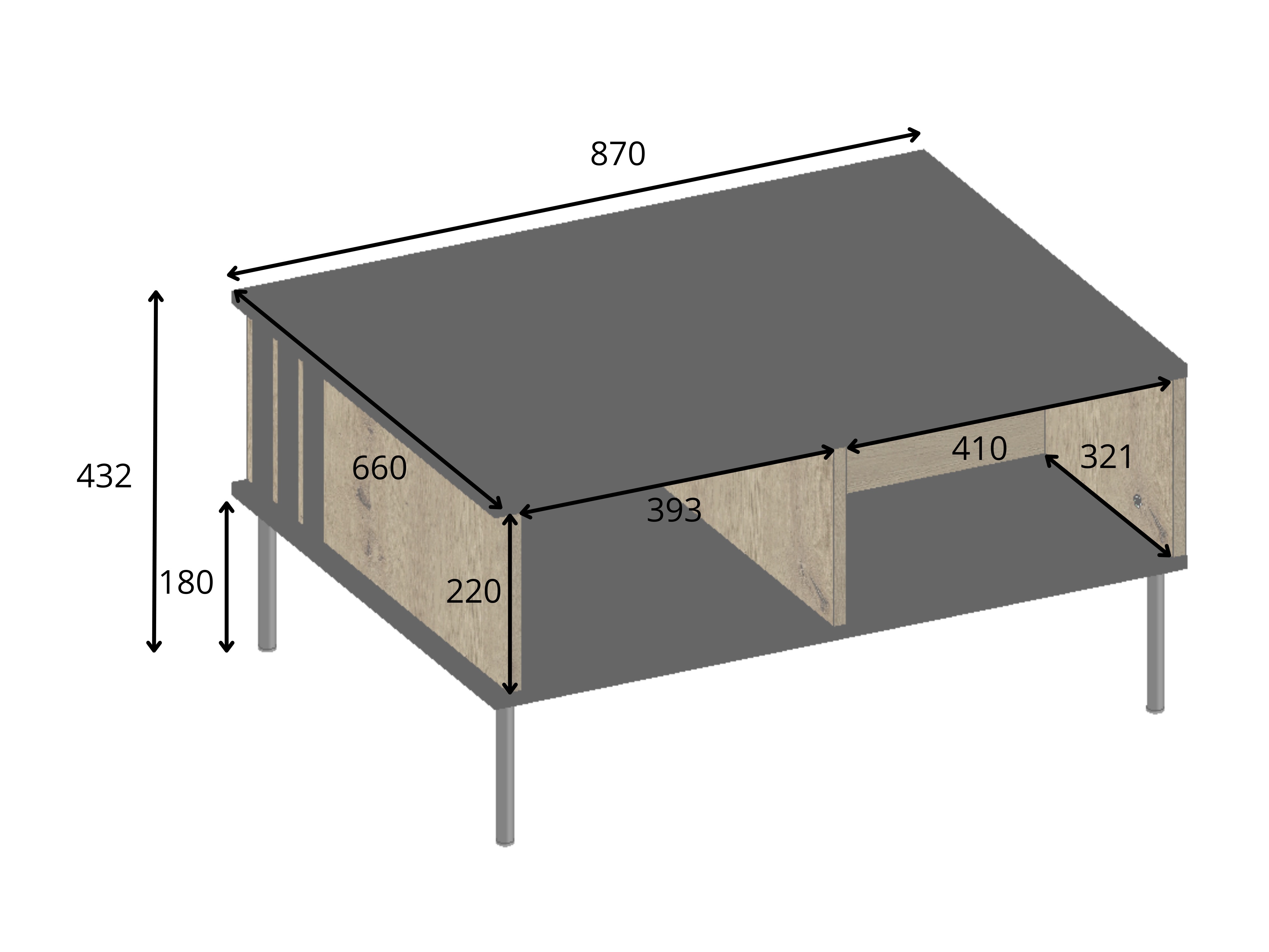Klubska mizica Tivreme 103