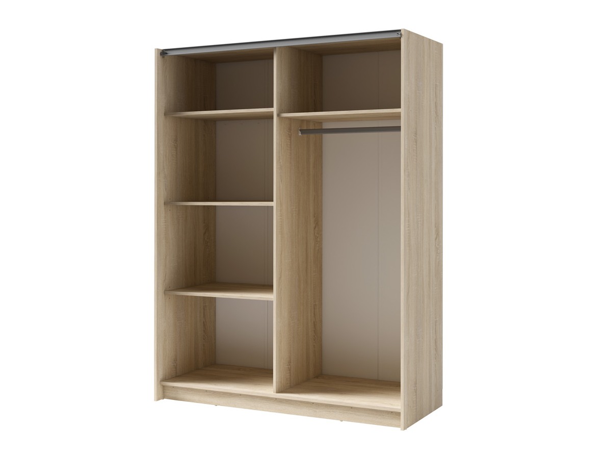 Garderobna omara Baytown 128 (Sonoma hrast)