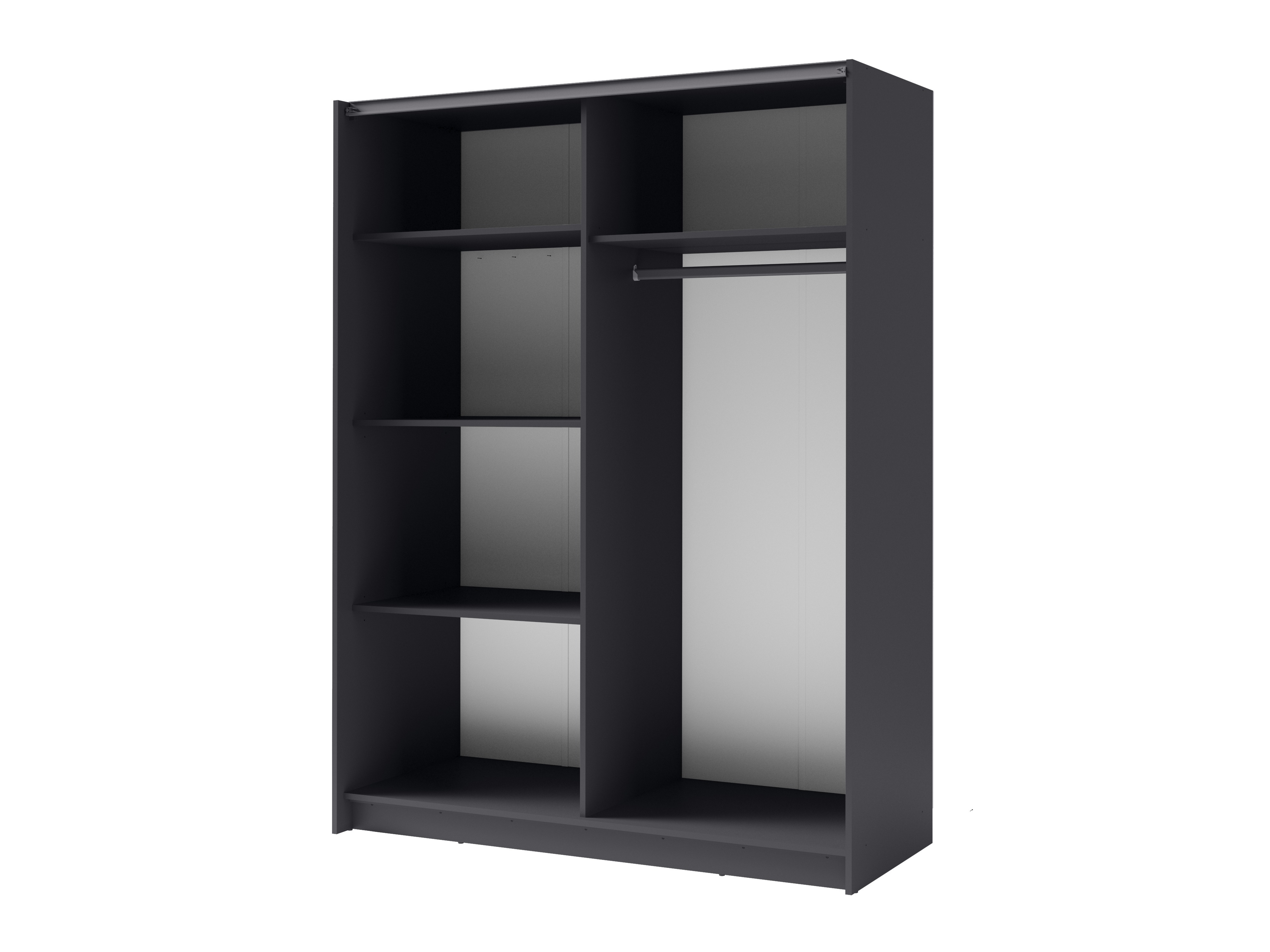 Garderobna omara Baytown 129 (Grafit)