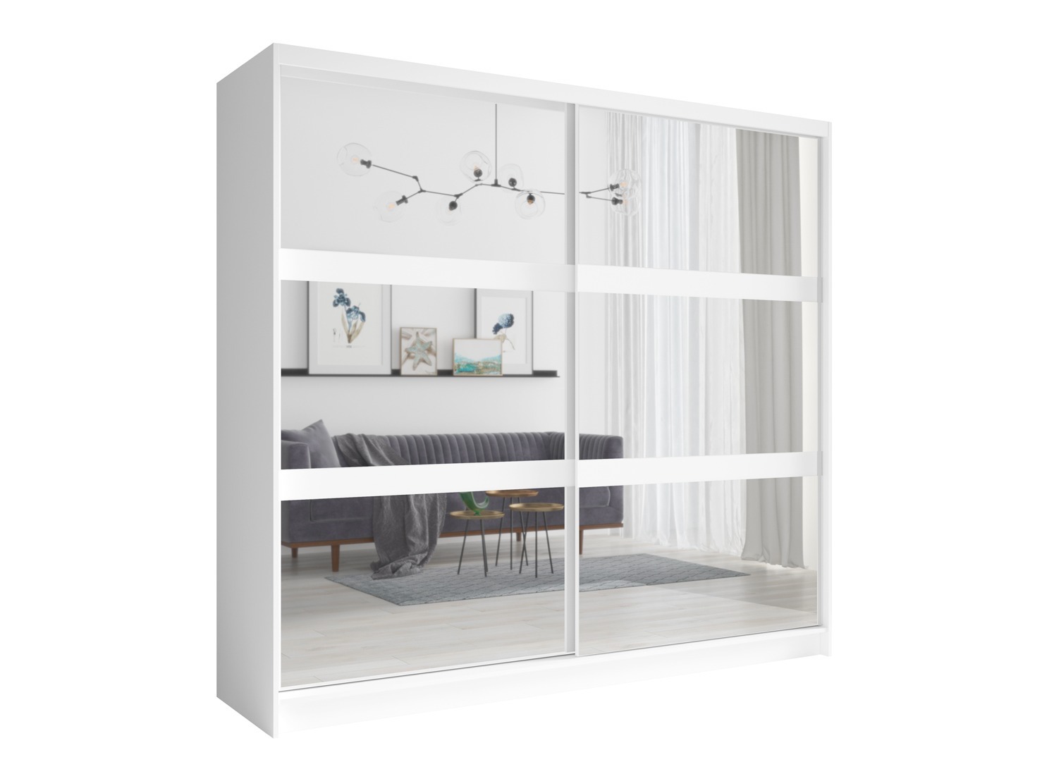 Komplet spalnic Odecira 104 (Bela)