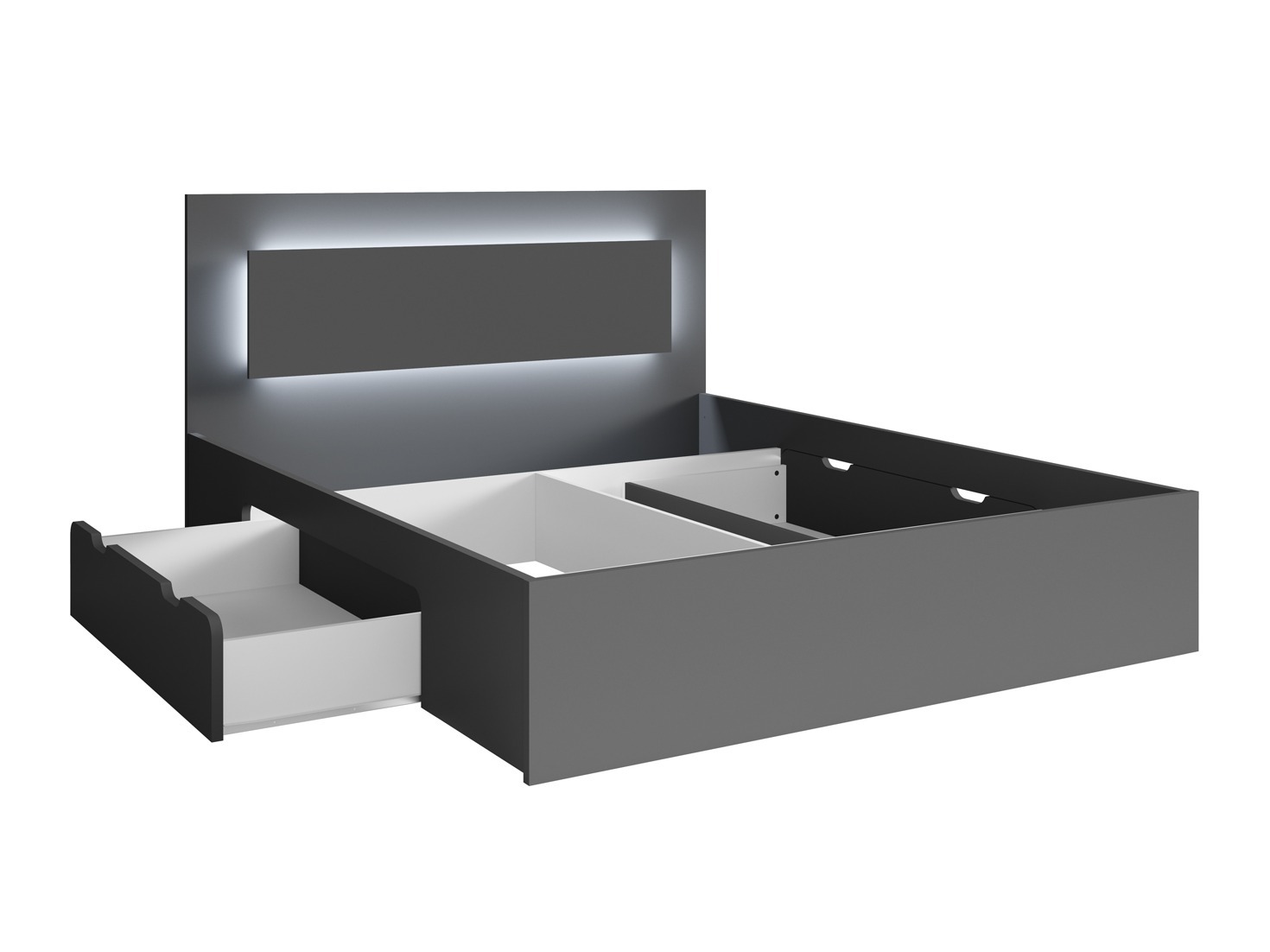 Komplet spalnic Odecira 104 (Grafit)